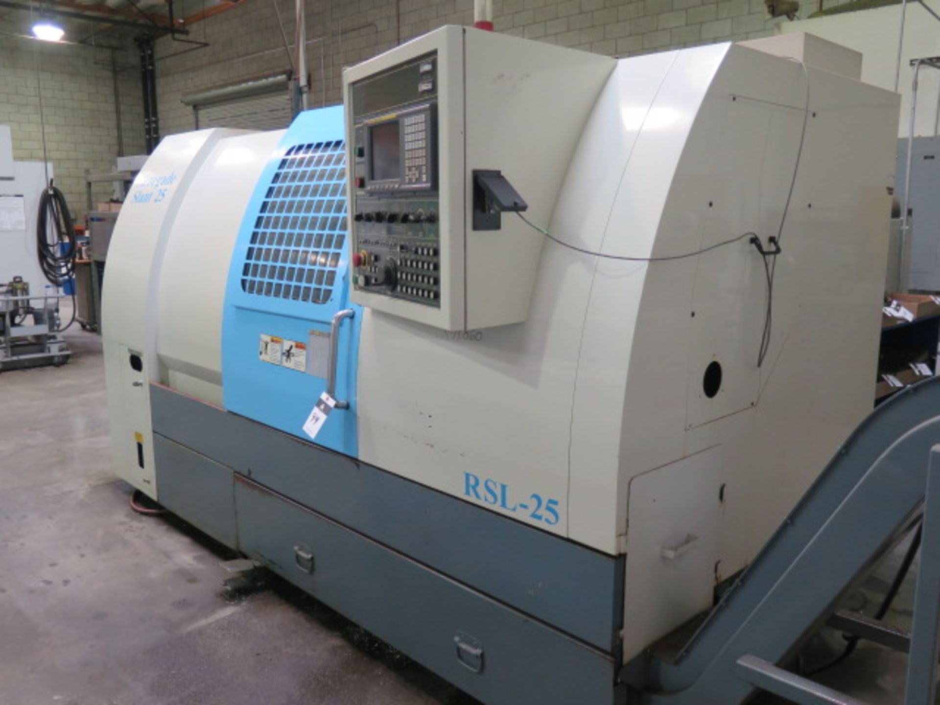 1998 Renegade Slant-25 CNC Turning center s/n 3398110103 w/ Fanuc Series 18-T Controls, Tool - Image 3 of 15