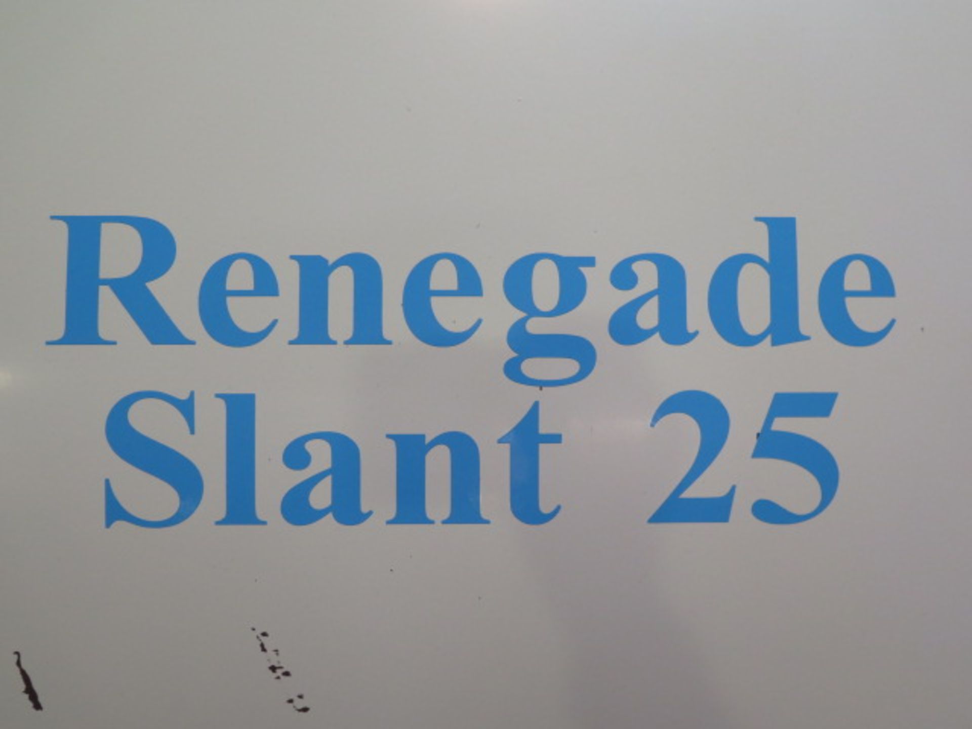 1998 Renegade Slant-25 CNC Turning center s/n 3398110103 w/ Fanuc Series 18-T Controls, Tool - Image 13 of 15