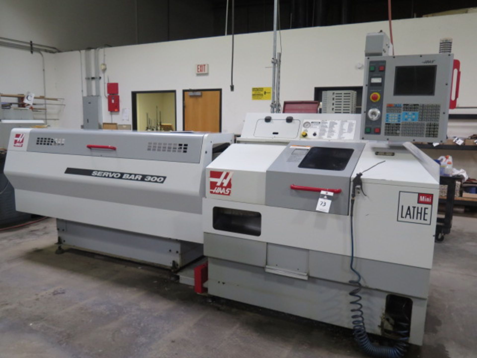 2004 Haas Mini-Lathe CNC Cross Slide Lathe s/n 67883 w/ Haas Controls, 6000 RPM, Haas Vector