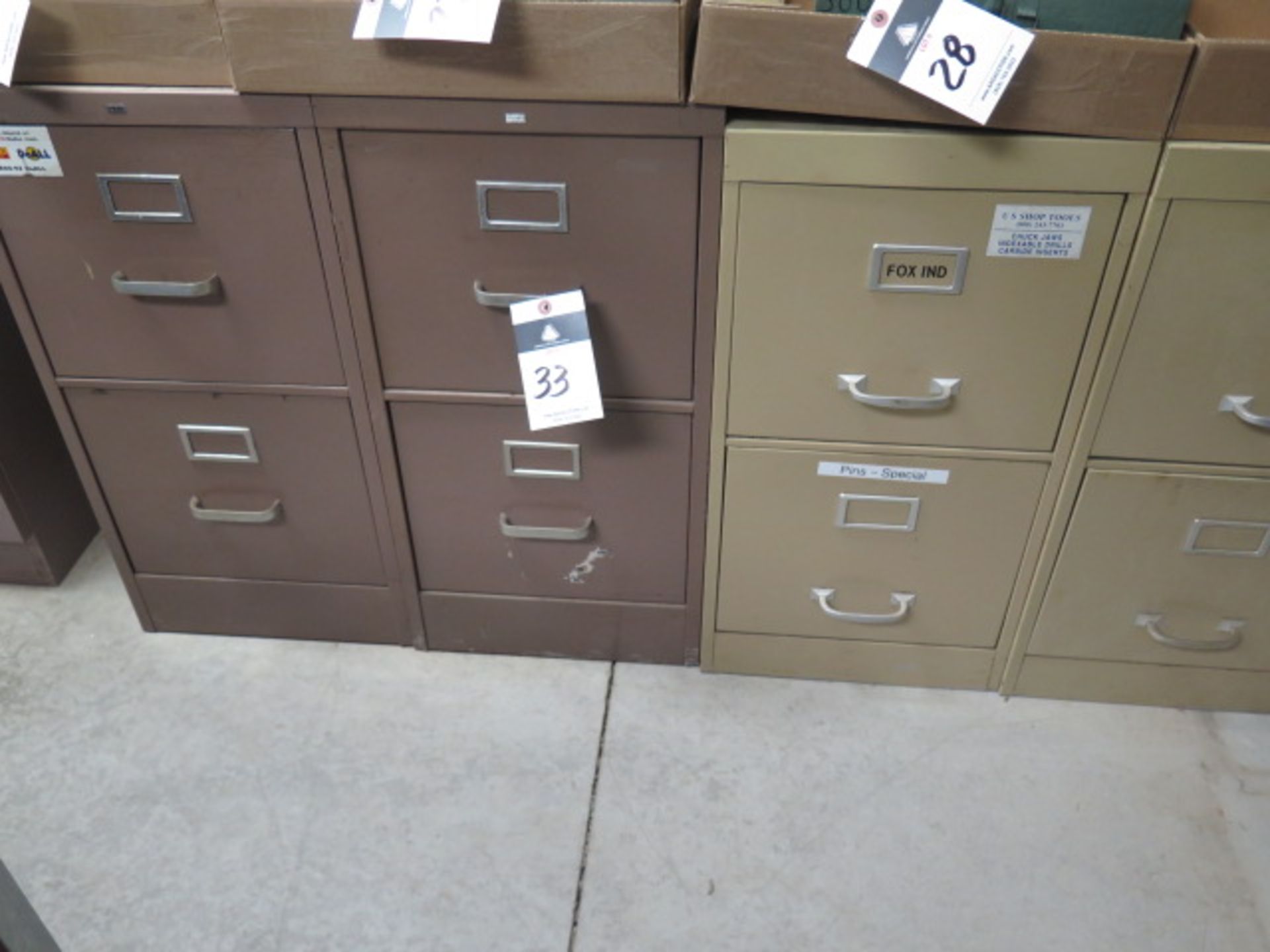 File Cabinets (5-NO MACHINE MANUALS)