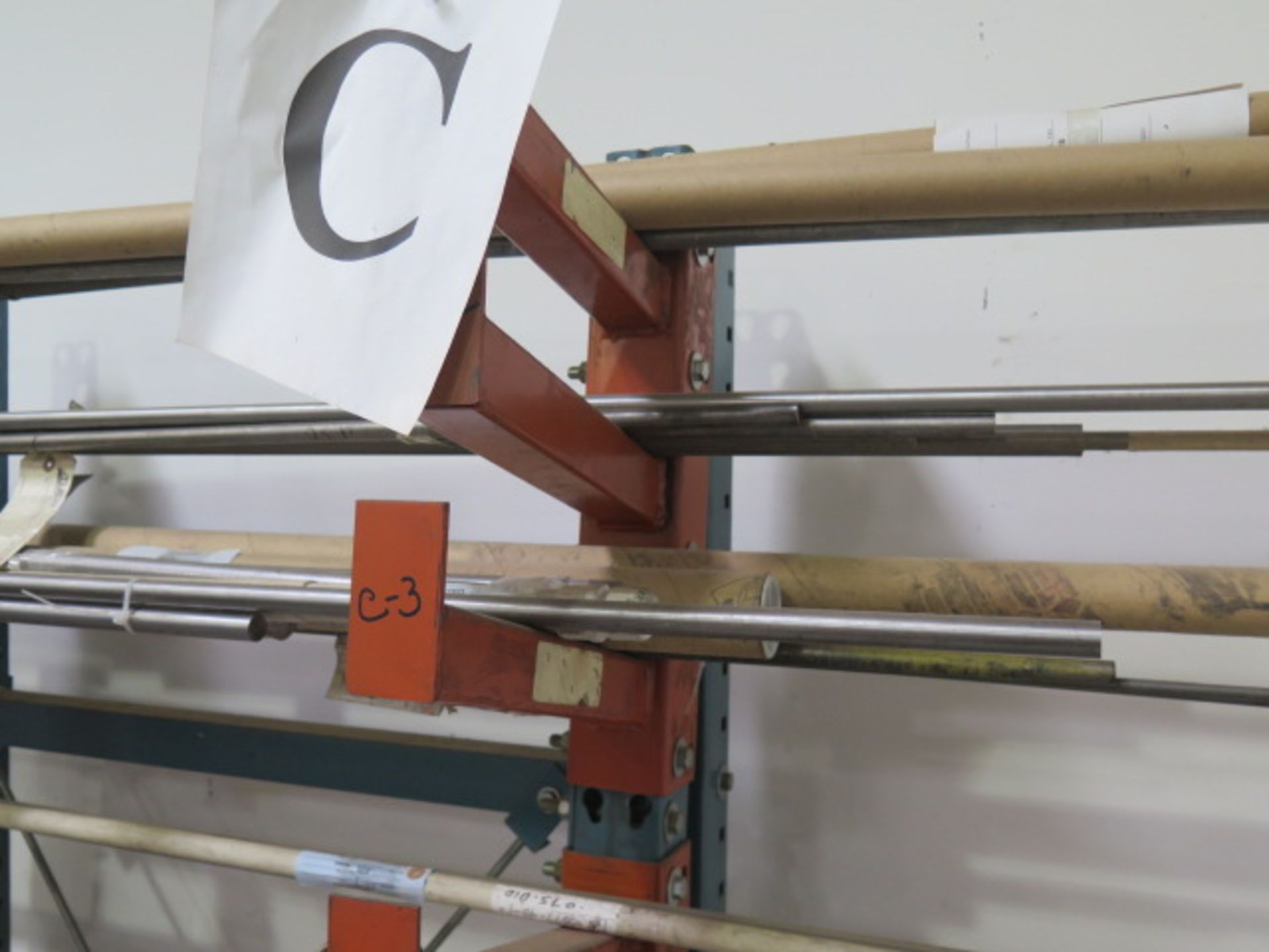 Cantilever Material Rack w/ Misc Bar Stock - Image 4 of 5