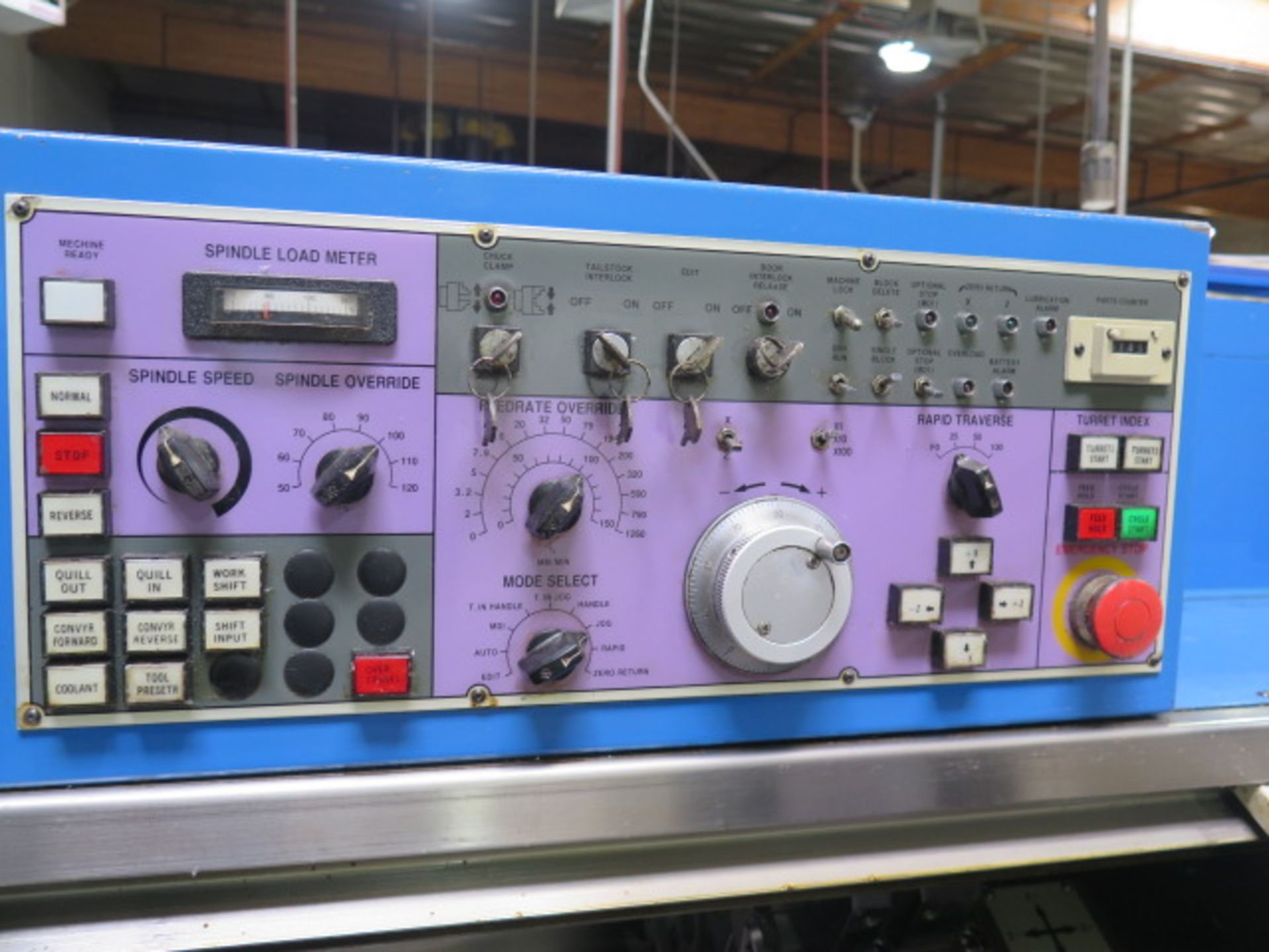 1997 Femco Durga-25E CNC Turning Center s/n L5E0548 w/ Fanuc Series 0-T Controls, Tool Presetter, - Image 9 of 15