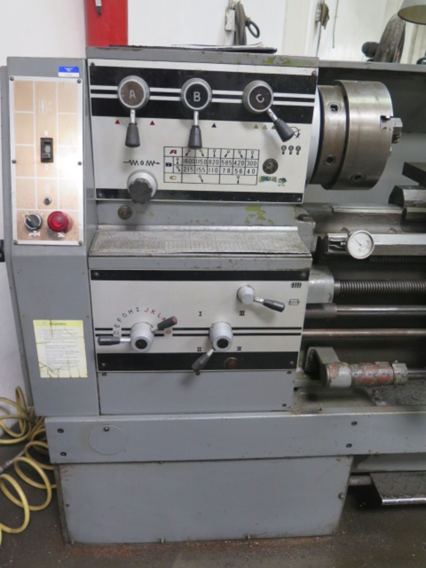 Kinwa / Jet 1660 16" x 60" Geared Head Gap Bed Lathe s/n JW119 w/ 40-1600 RPM, 3" Thru Spindle Bore, - Image 3 of 10