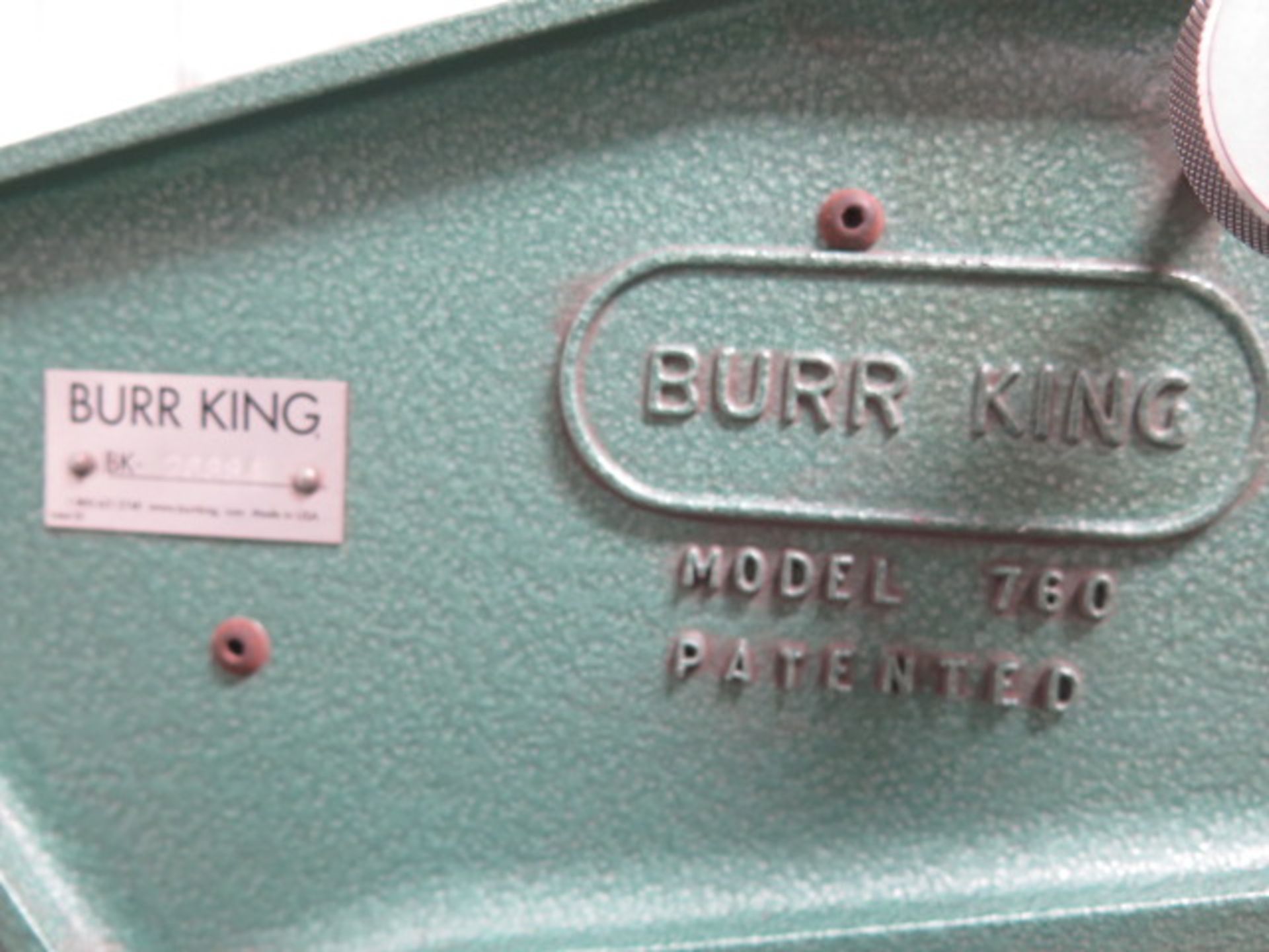 Burr King mdl. 760 1.5" Pedestal Belt Sander - Image 4 of 4