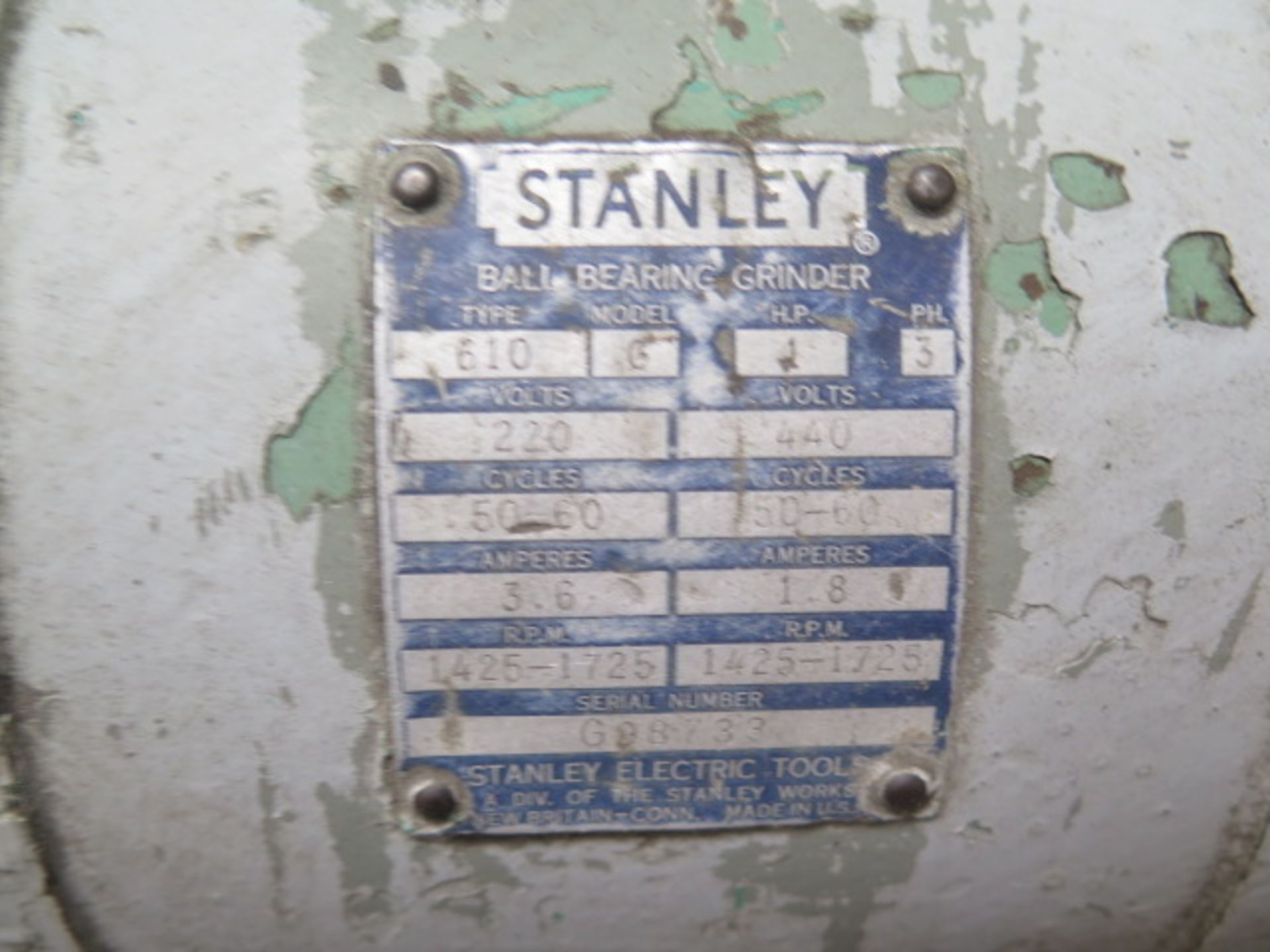 Stanley 10" Pedestal Grinder - Image 4 of 4