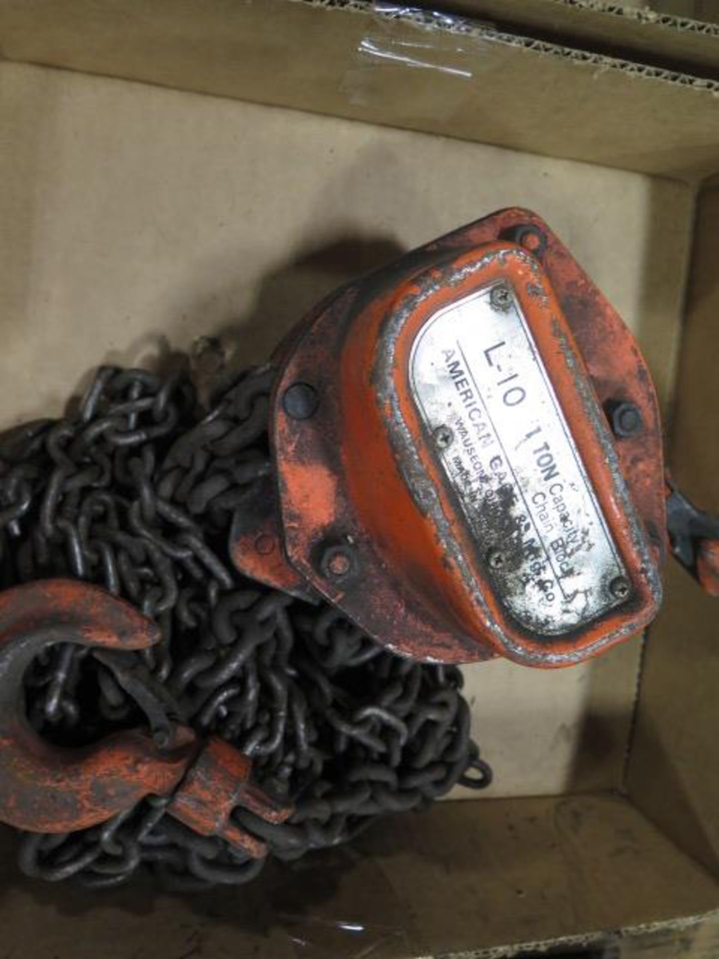 1-Ton Chain Hoist - Image 2 of 3