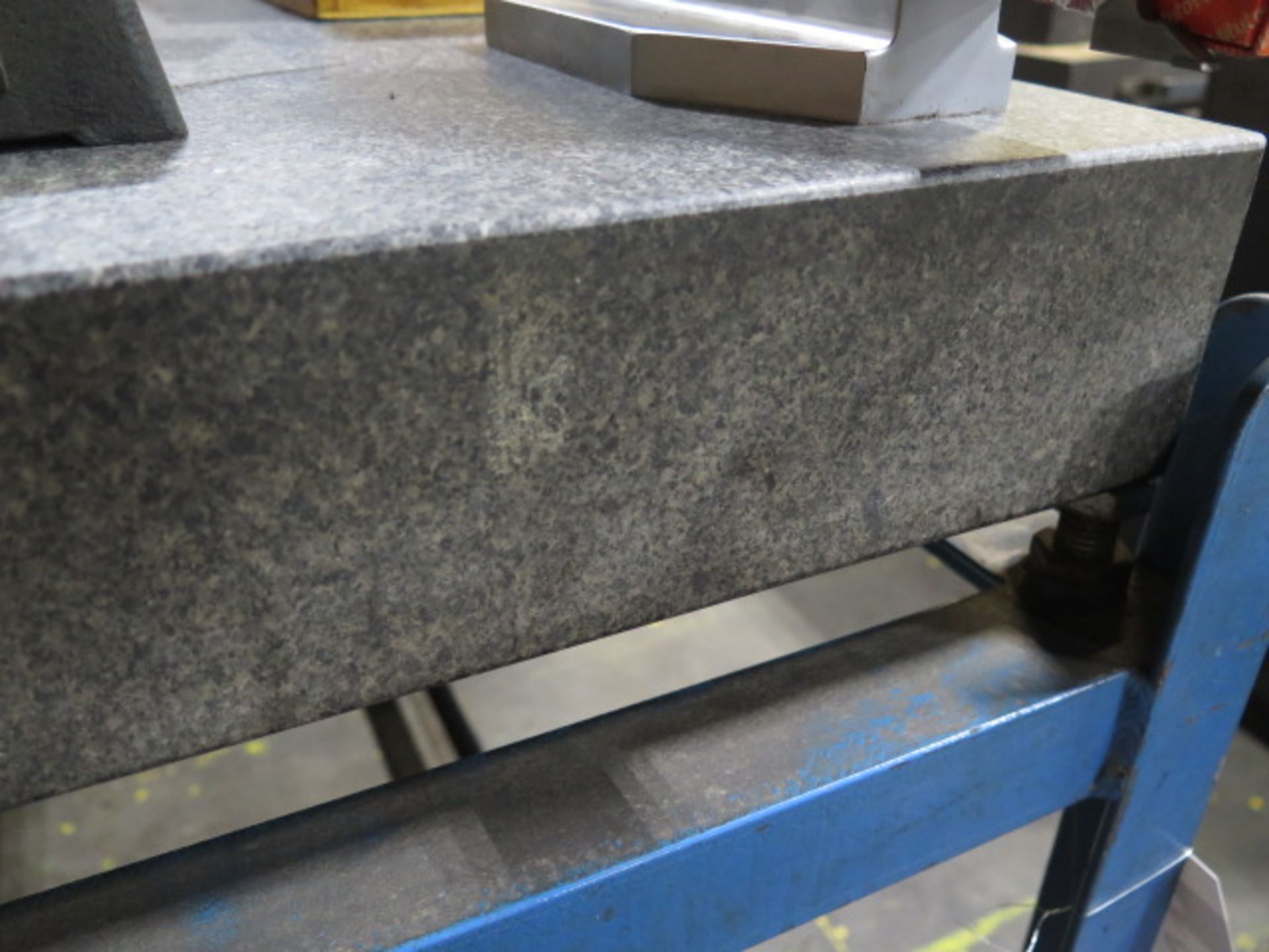 Mitutoyo 36” x 48” x 4” Granite Surface Plate w/ Roll Stand - Image 3 of 4