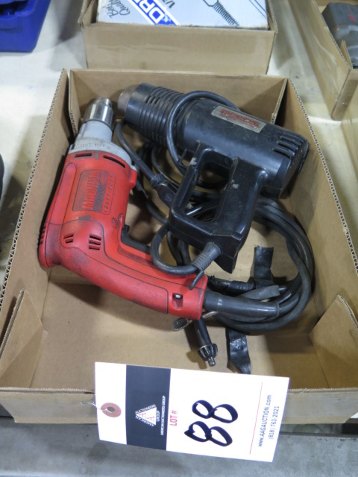 Electric Drill and Heat Gun