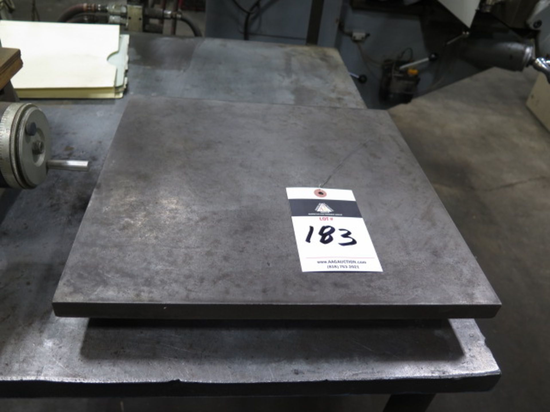 15" x 15" Steel Surface Plate w/ 33" x 34" Steel Table