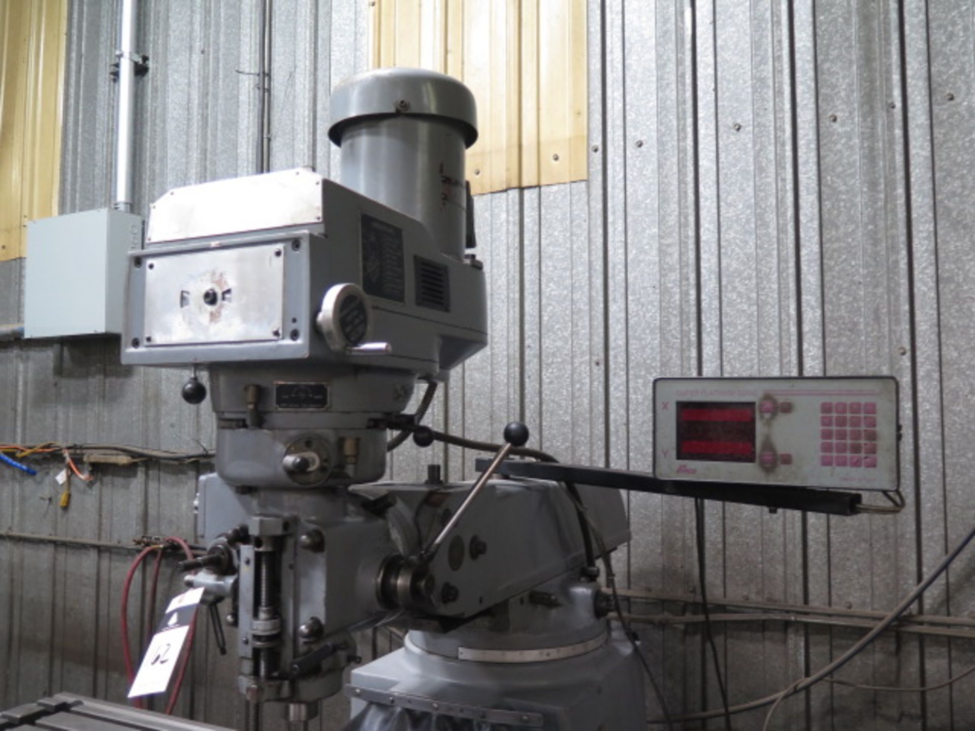 Enco Vertical Mill w/ Enco DRO, 2Hp Motor, 70-4200 Dial Change RPM, Chrome Box Ways, Power Feed, 10” - Image 3 of 6