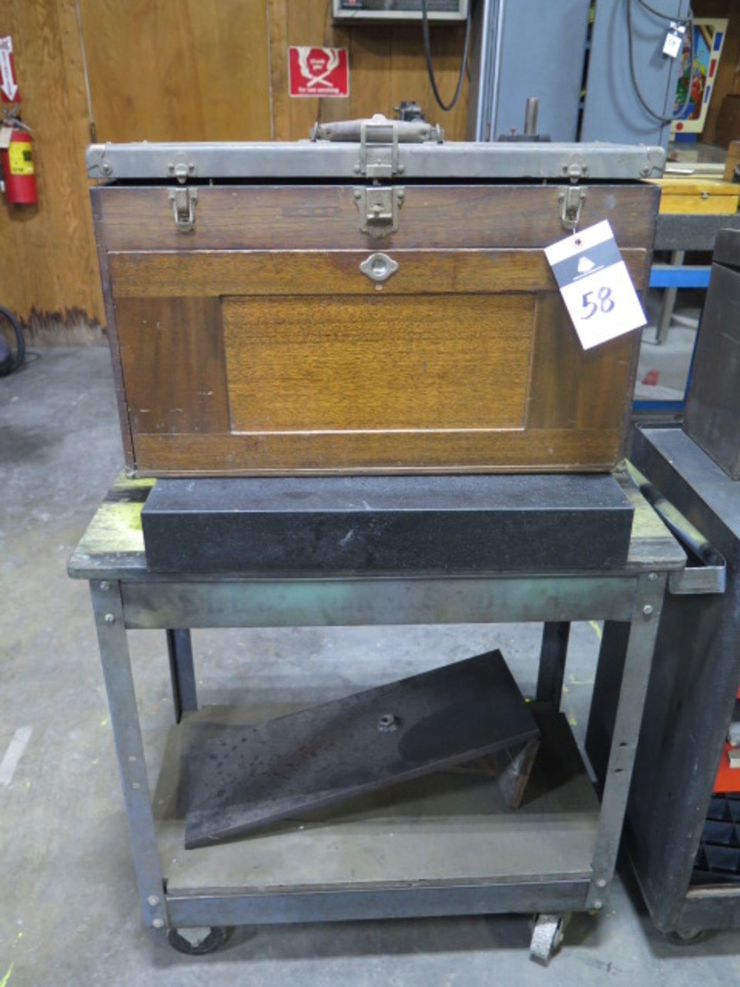 Gerstner Tool Box, 18" x 24" Granite Surface Plate and Cart