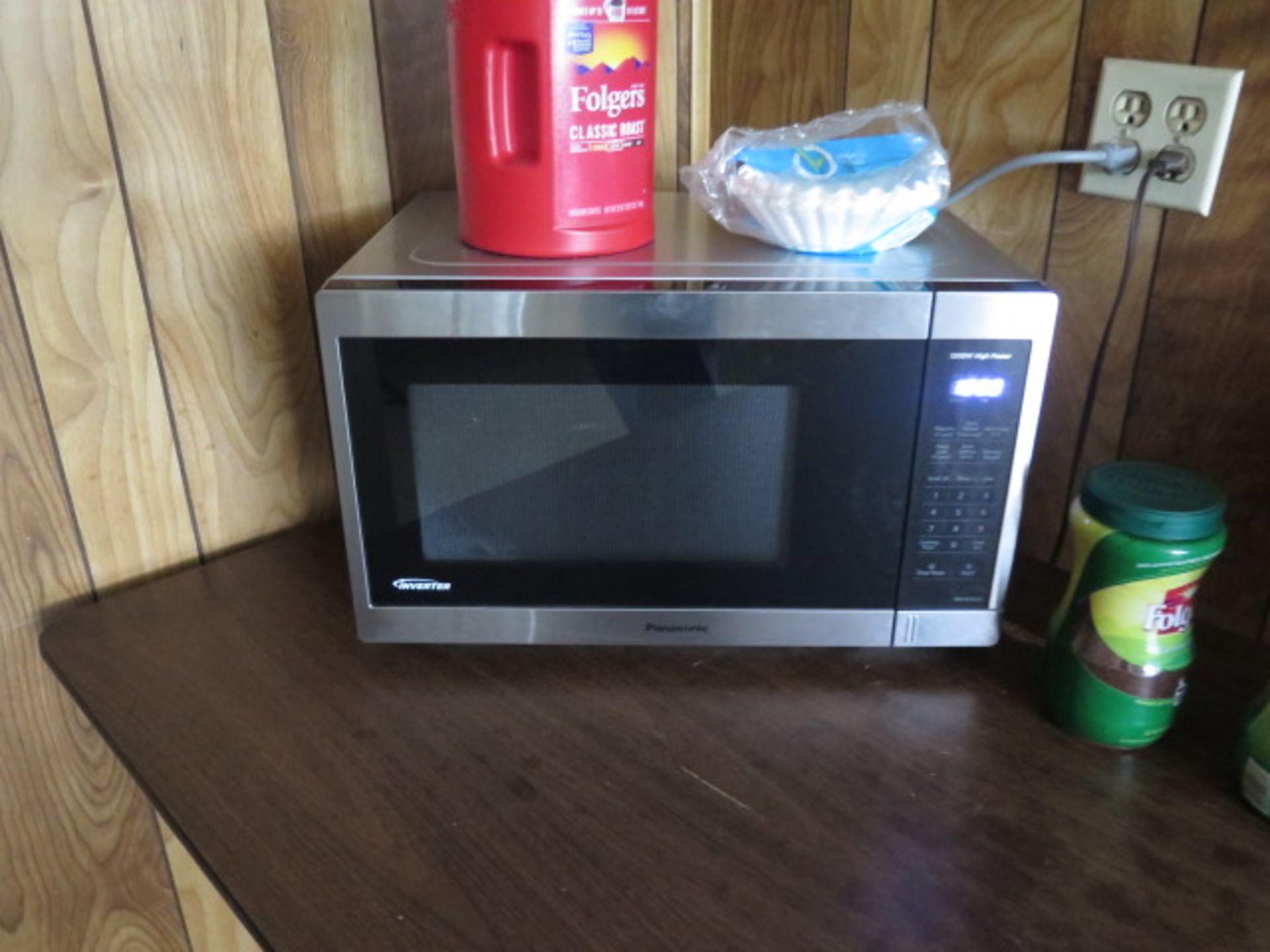 Refrigerator, Microwaves and Table - Image 2 of 2