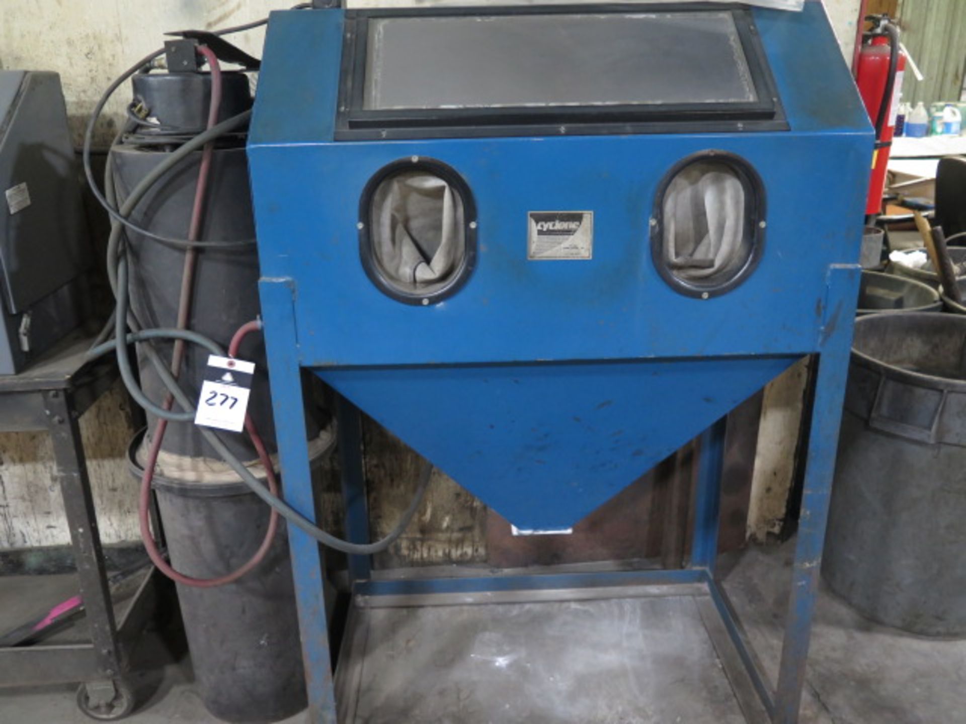 Cyclone Dry Blast Cabinet w/ Dust Collector