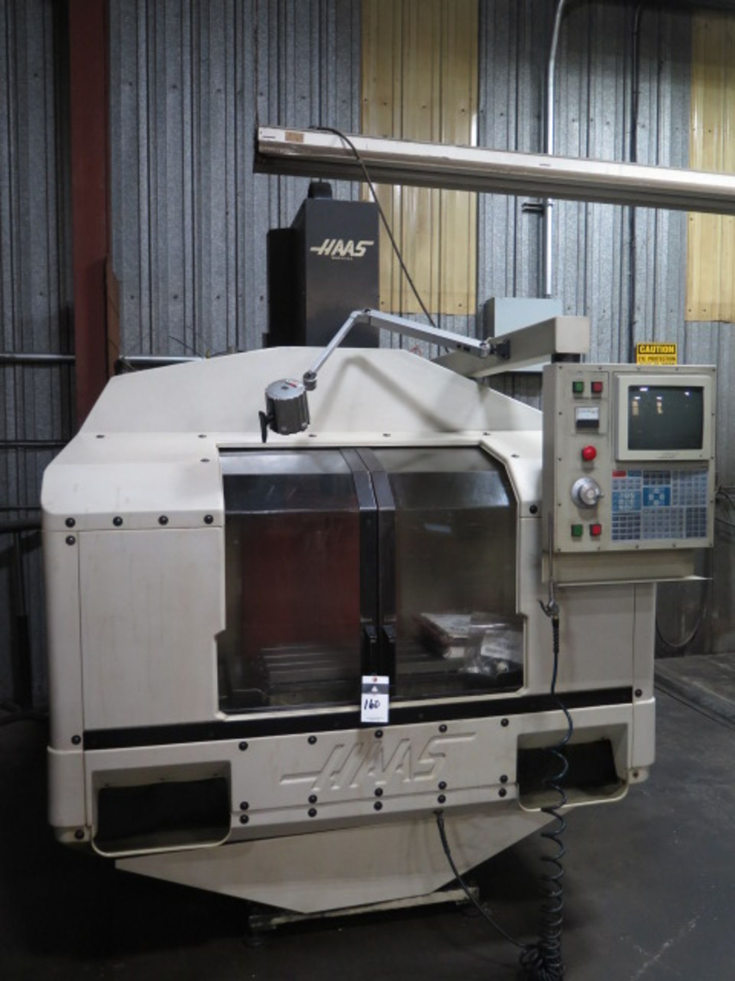 1992 Haas VF-0 4-Axis CNC Vertical Machining Center s/n Haas Controls, 20-Station ATC, CAT-40 - Image 2 of 14