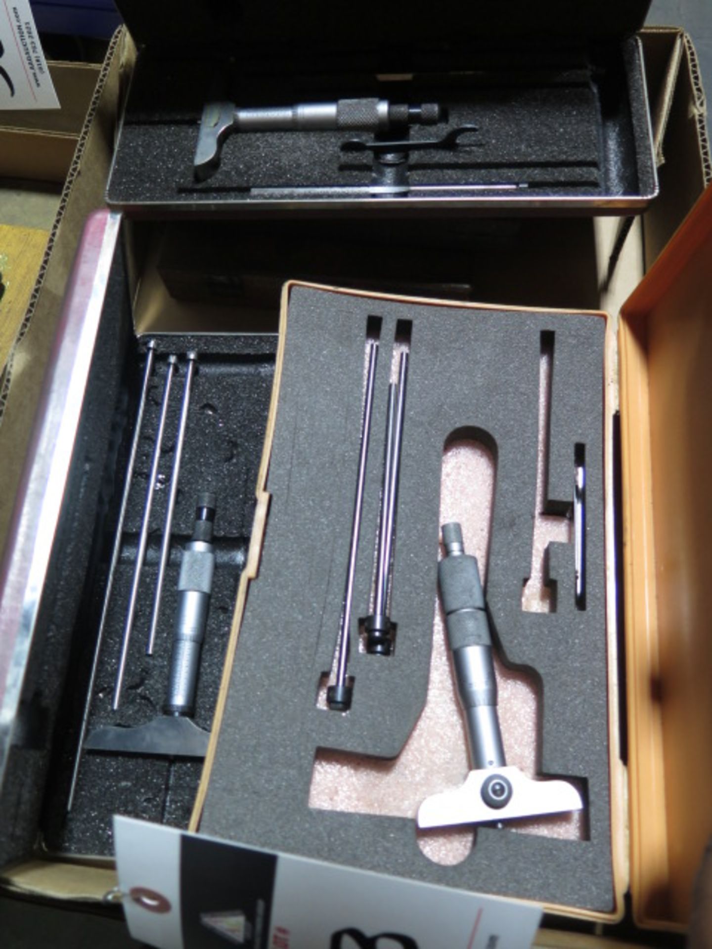 Mitutoyo and Starrett Depth Mics - Image 2 of 2