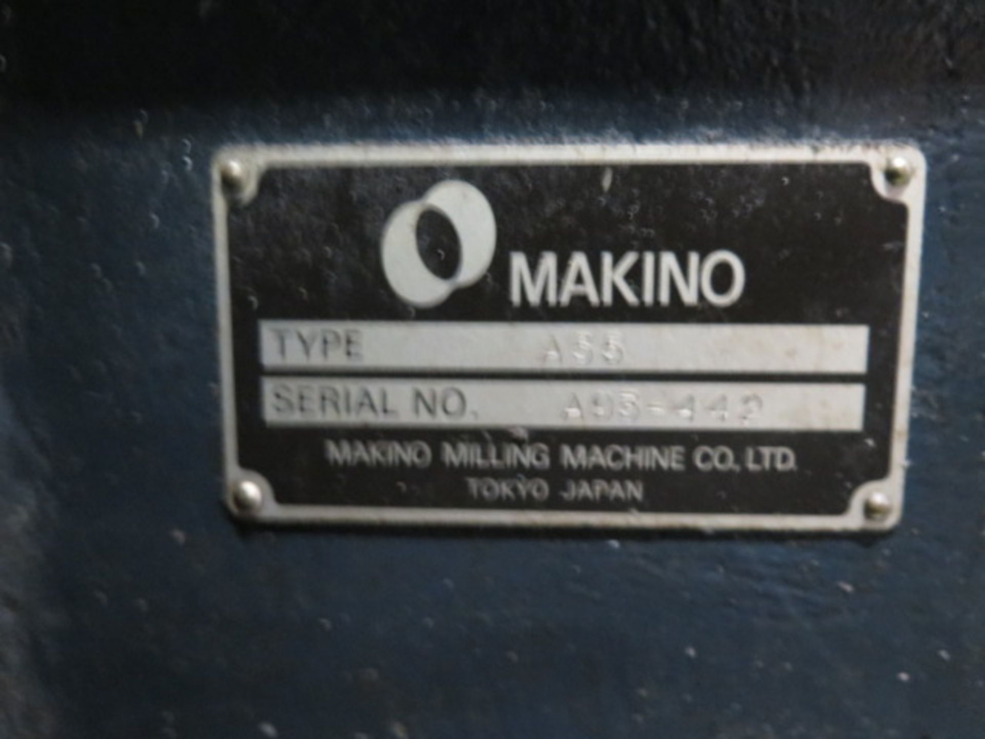 Makino A55 PLUS 4-Axis CNC Horizontal Machining Center s/n A93-442 w/ Makino Professional 3 - Image 14 of 14