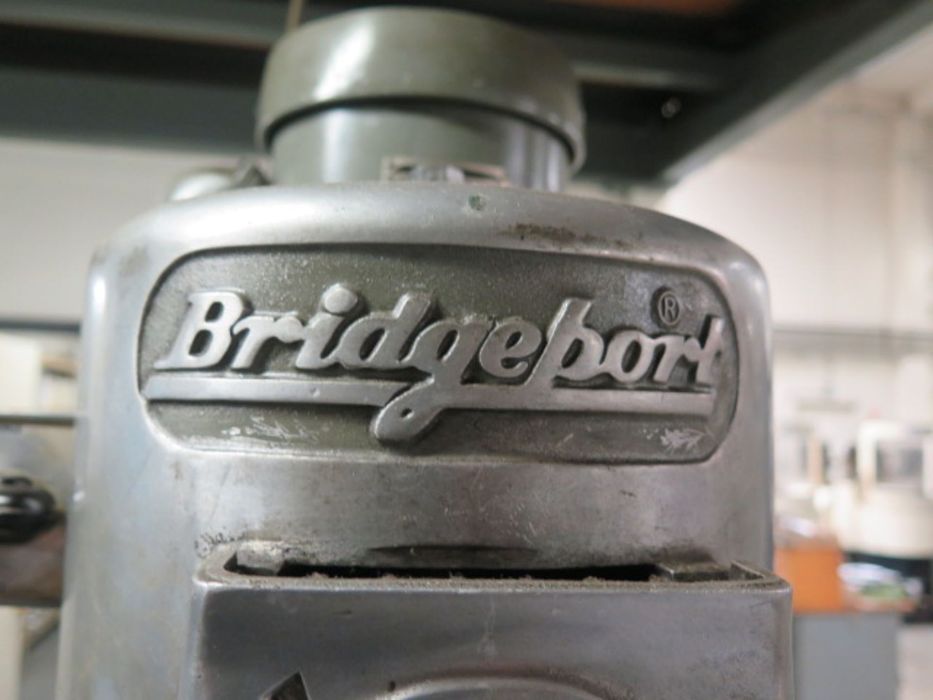 Bridgeport Vertical Mill s/n 151063 w/ 2Hp Motor, 60-4200 Dial Change RPM, Chrome Ways, Power - Image 7 of 7