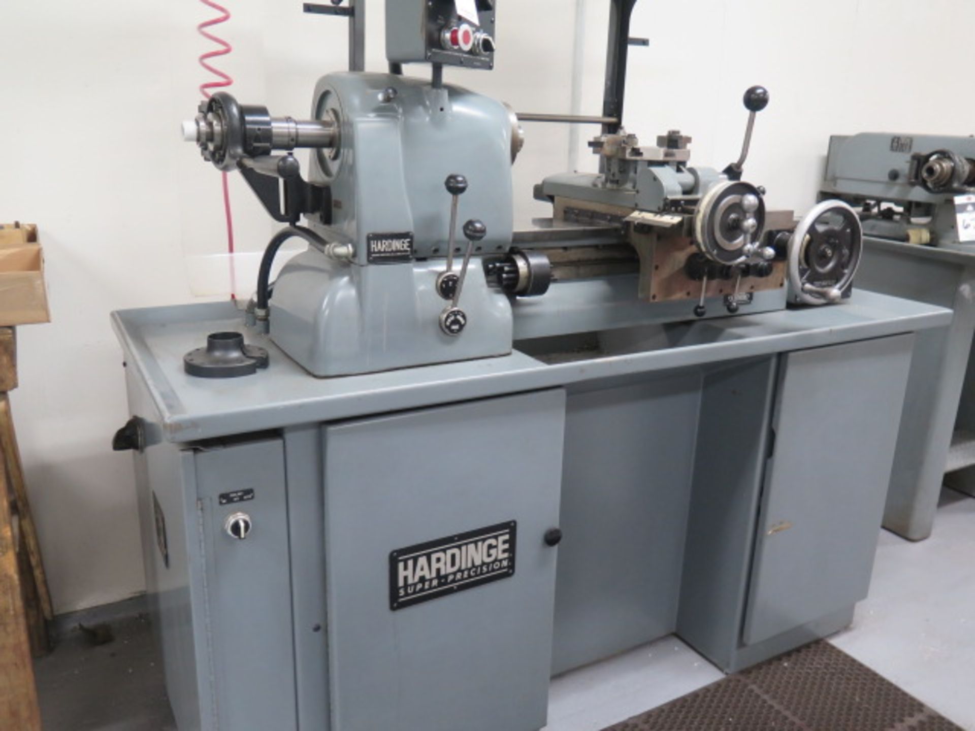 Hardinge HC Hand Chucker s/n HC-6724-T w/ 8-Station Turret, 125-3000 RPM, 5C Collet Closer, Power - Image 2 of 9