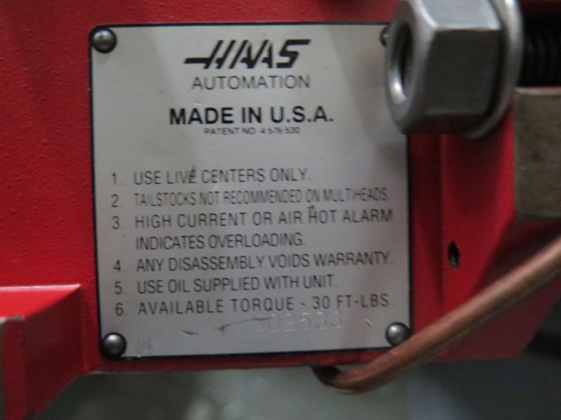 Haas 4th Axis 5C Rotary Indexing Head w/ Servo Controller - Image 6 of 6