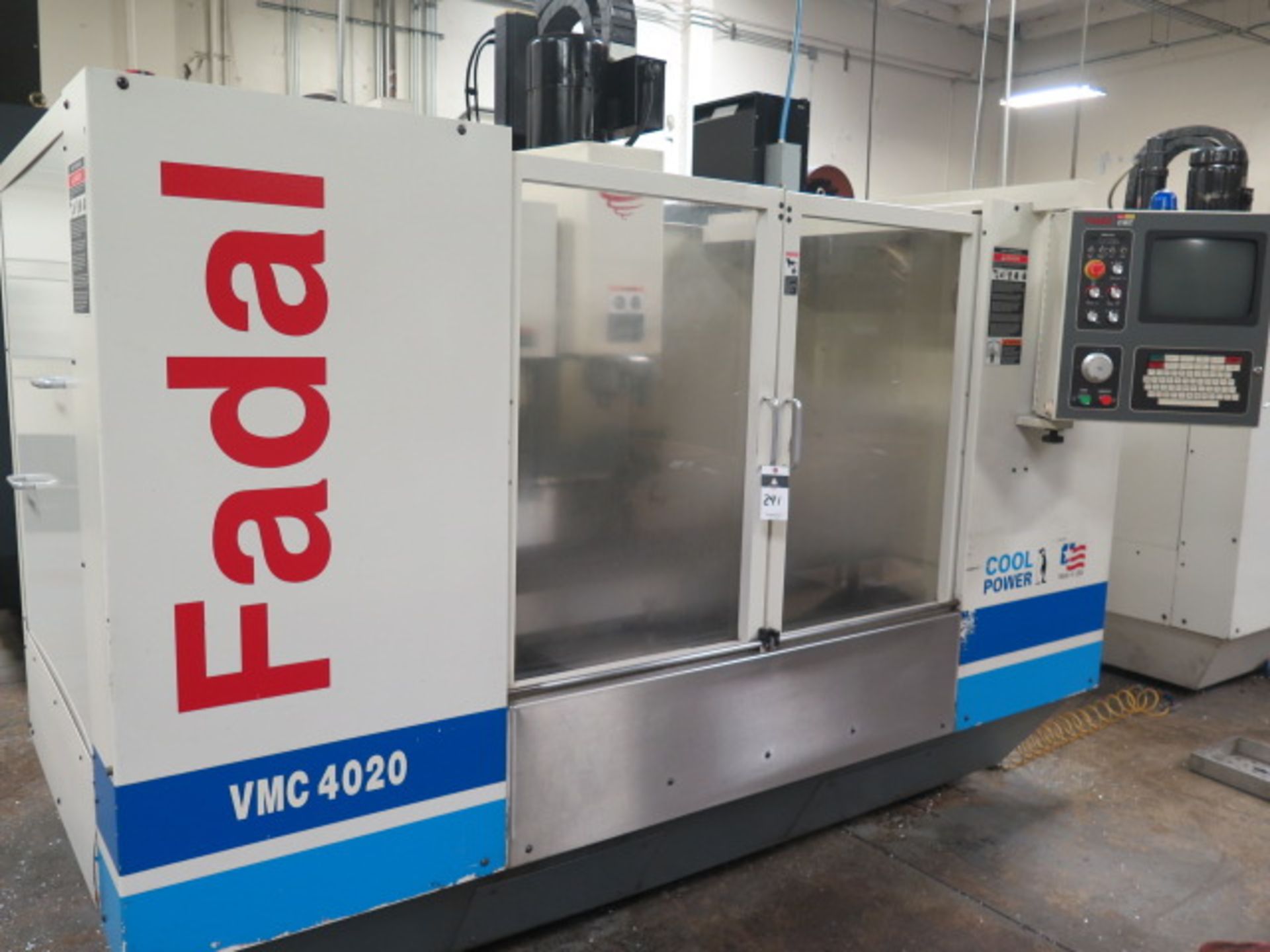 2000 Fadal VMC4020HT CNC Vertical Machining Center s/n 012000091236 w/ Fadal Multi Processor CNC - Image 2 of 12