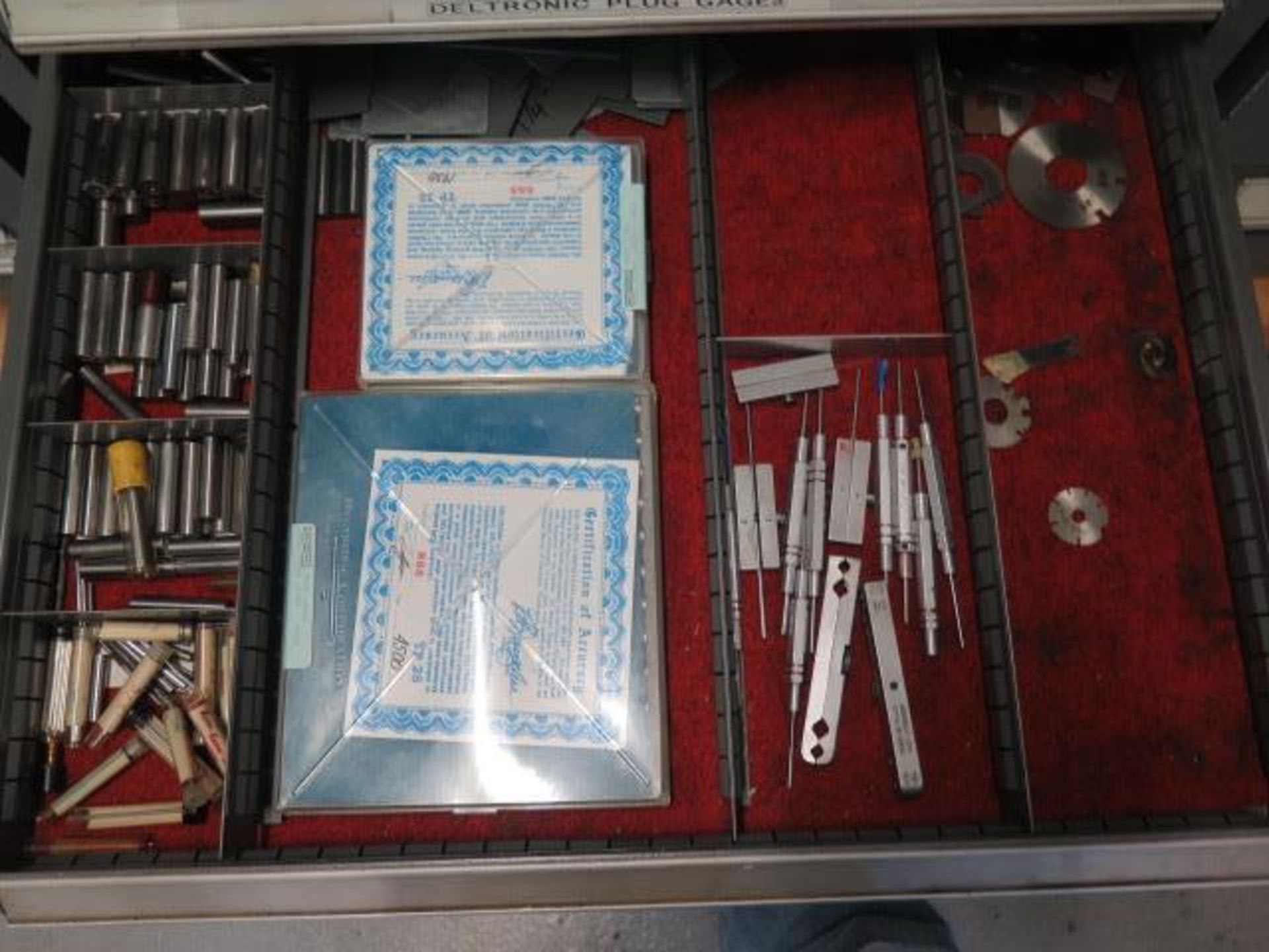 9-Drawer Tooling Cabinet w/ Deltronic Gage Pins - Image 7 of 7