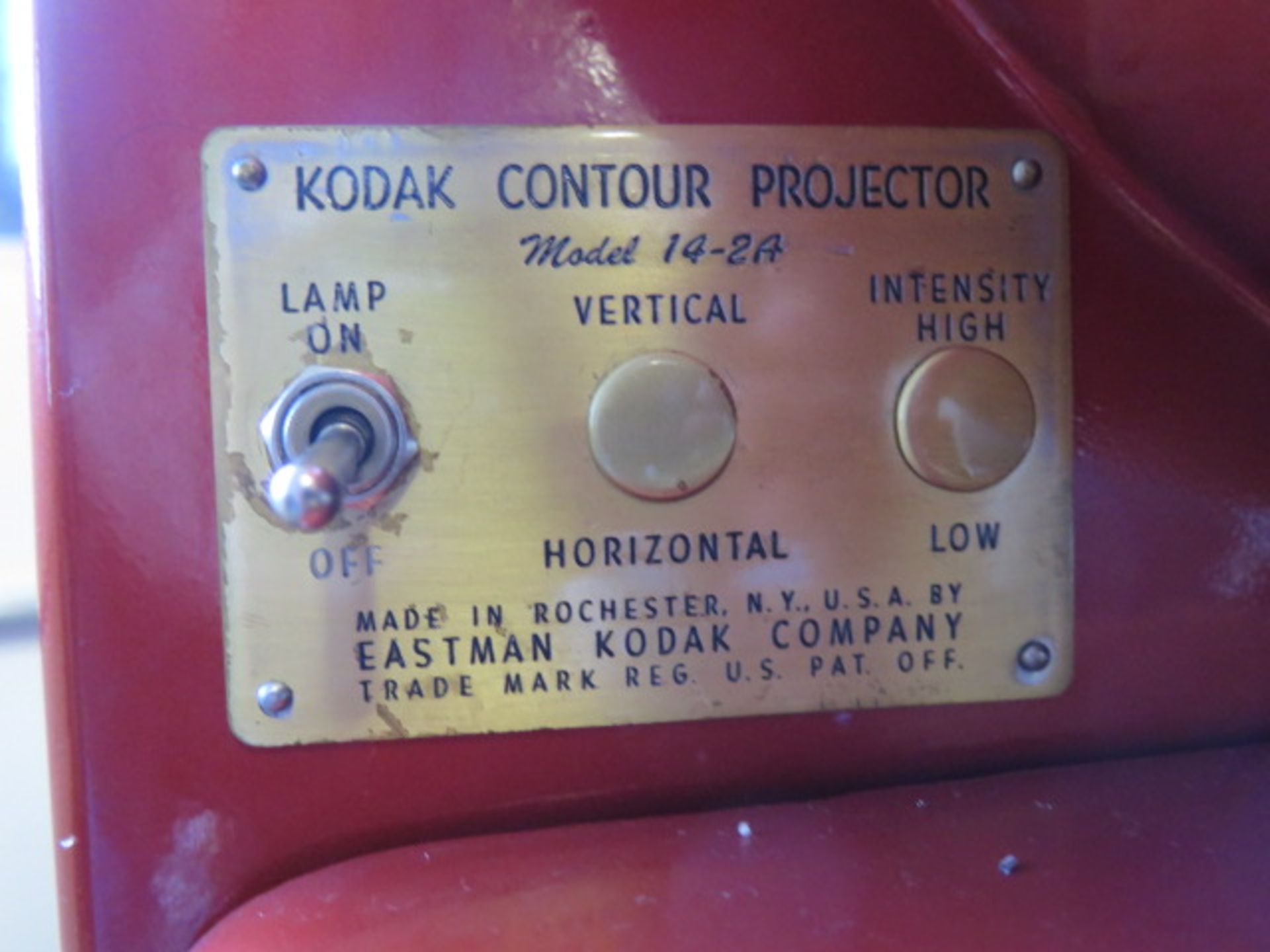 Kodak mdl. 14-2 14” Optical Comparator w/ Heidenhain Quadra-Chek Programmable DRO, Surface - Image 8 of 8