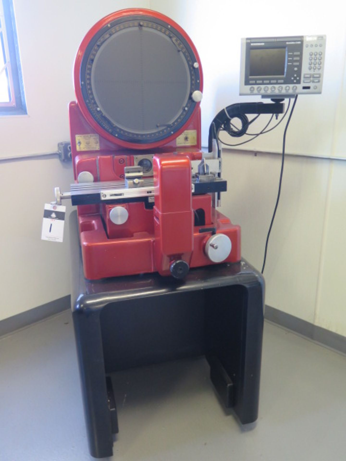 Kodak mdl. 14-2 14” Optical Comparator w/ Heidenhain Quadra-Chek Programmable DRO, Surface