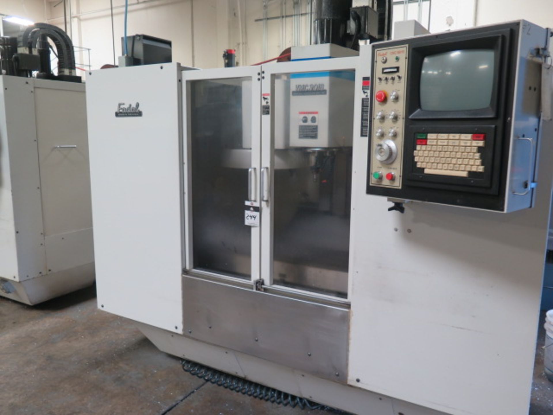 1995 Fadal VMC3016 CNC Vertical Machining Center s/n 9506139 w/ Fadal CNC88HS Controls, 21-Station - Image 2 of 11