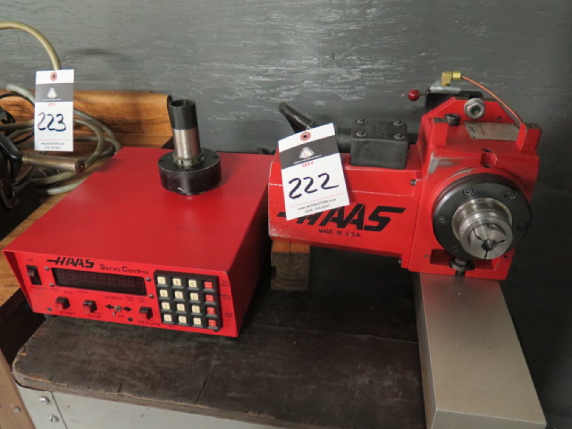 Haas 4th Axis 5C Rotary Indexing Head w/ Servo Controller
