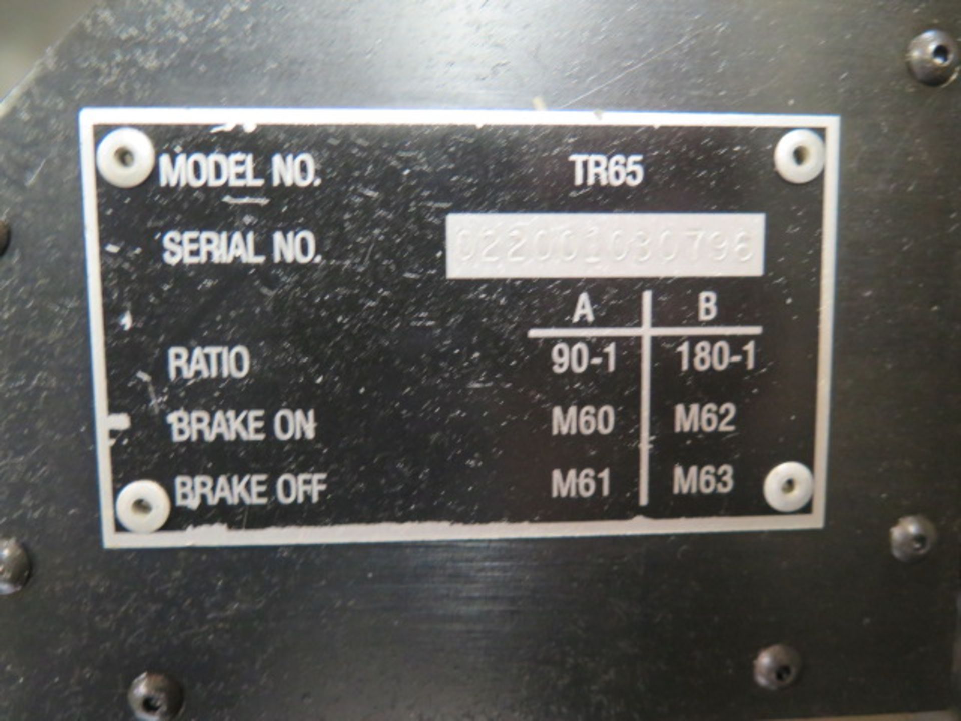 Fadal TR-65 4-5th Axis 6 ½” Trunnion Style Rotary Head with 6” 3-Jaw Chuck - Image 5 of 5