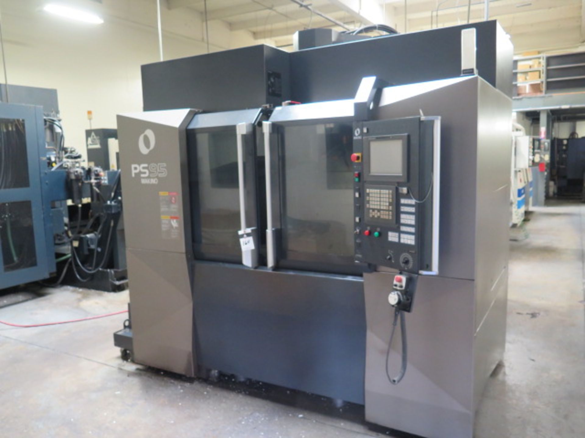 2012 Makino PS95 CNC Vertical Machining Center s/n U130541 w/ Makino Professional 3 Controls, 30- - Image 2 of 16