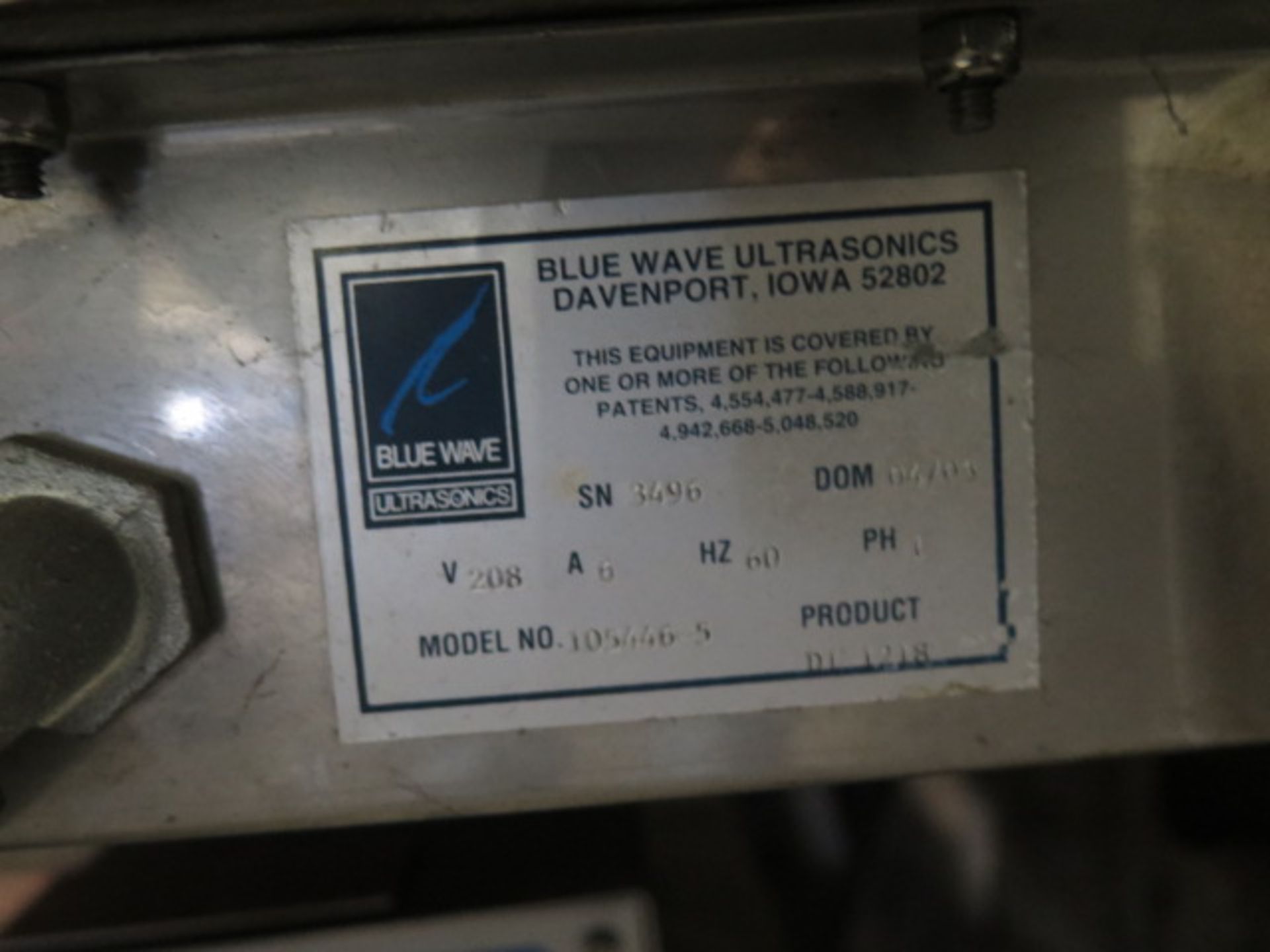 Bluewave Ultrasonics Ultrasonic Cleaning Tanks w/ Table - Image 4 of 4