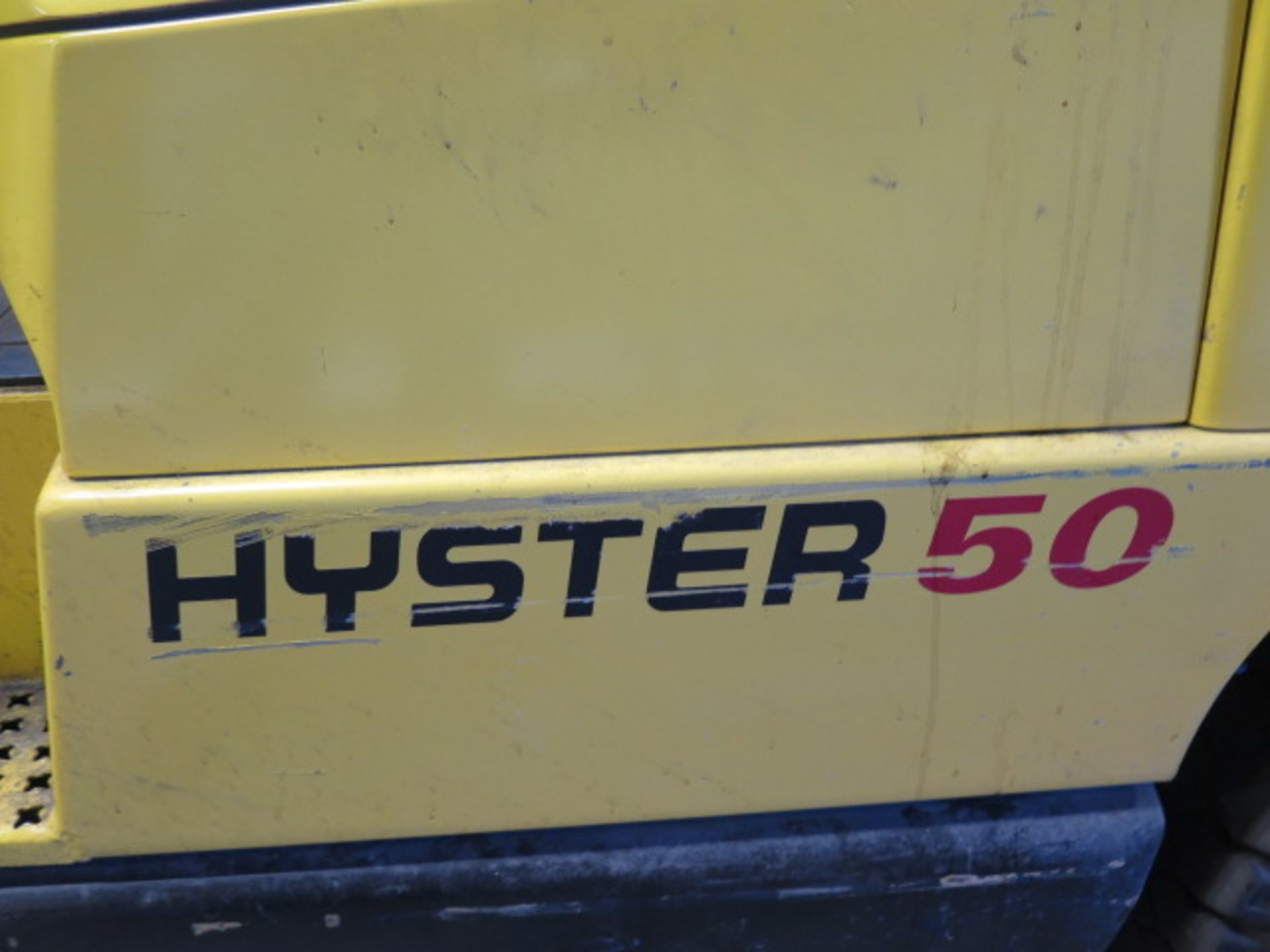 Hyster H50XM 5000 Lb Cap LPG Forklift s/n D177B34178Z w/ 3-Stage Mast, 185” Lift Height, Monotrol - Image 11 of 11