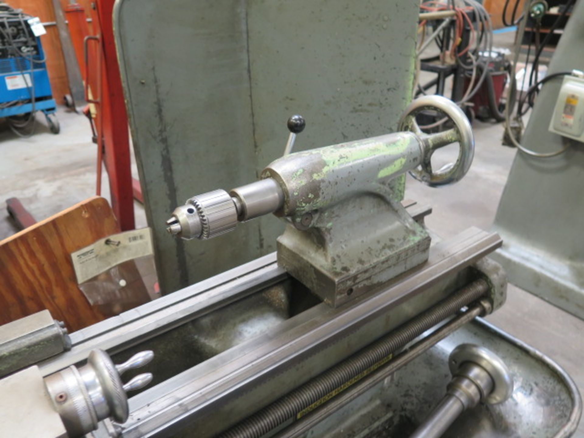 Clausing 15 15" x 42" Geared Head Lathe w/ 40-1800 RPM, Inch Threading, Tailstock 5C Collet Closer - Image 4 of 7