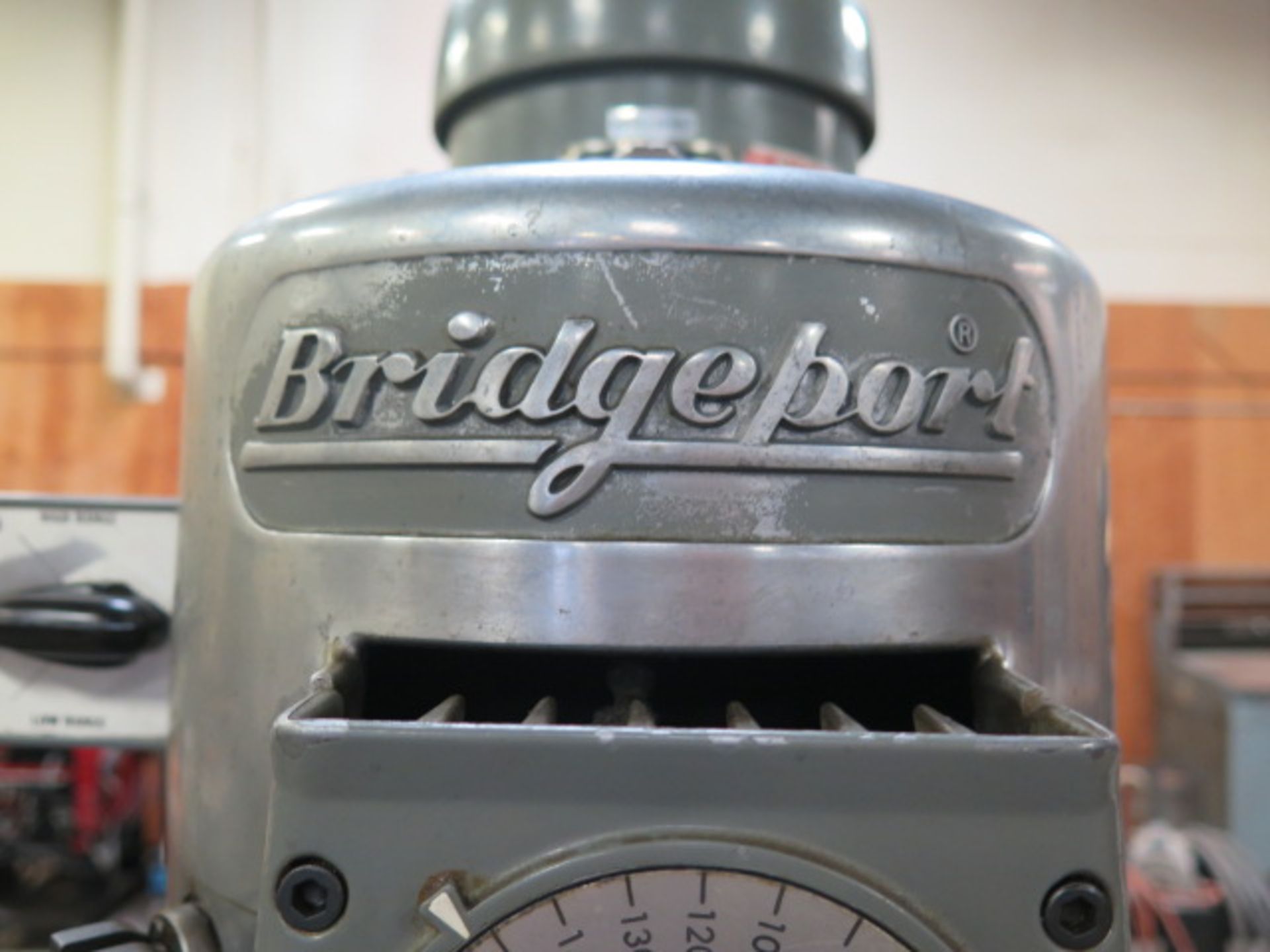 Bridgeport Vertical Mill s/n 160565 w/ 1.5Hp Motor, 60-4200 Dial Change RPM, Chrome Ways, Dumore - Image 12 of 12