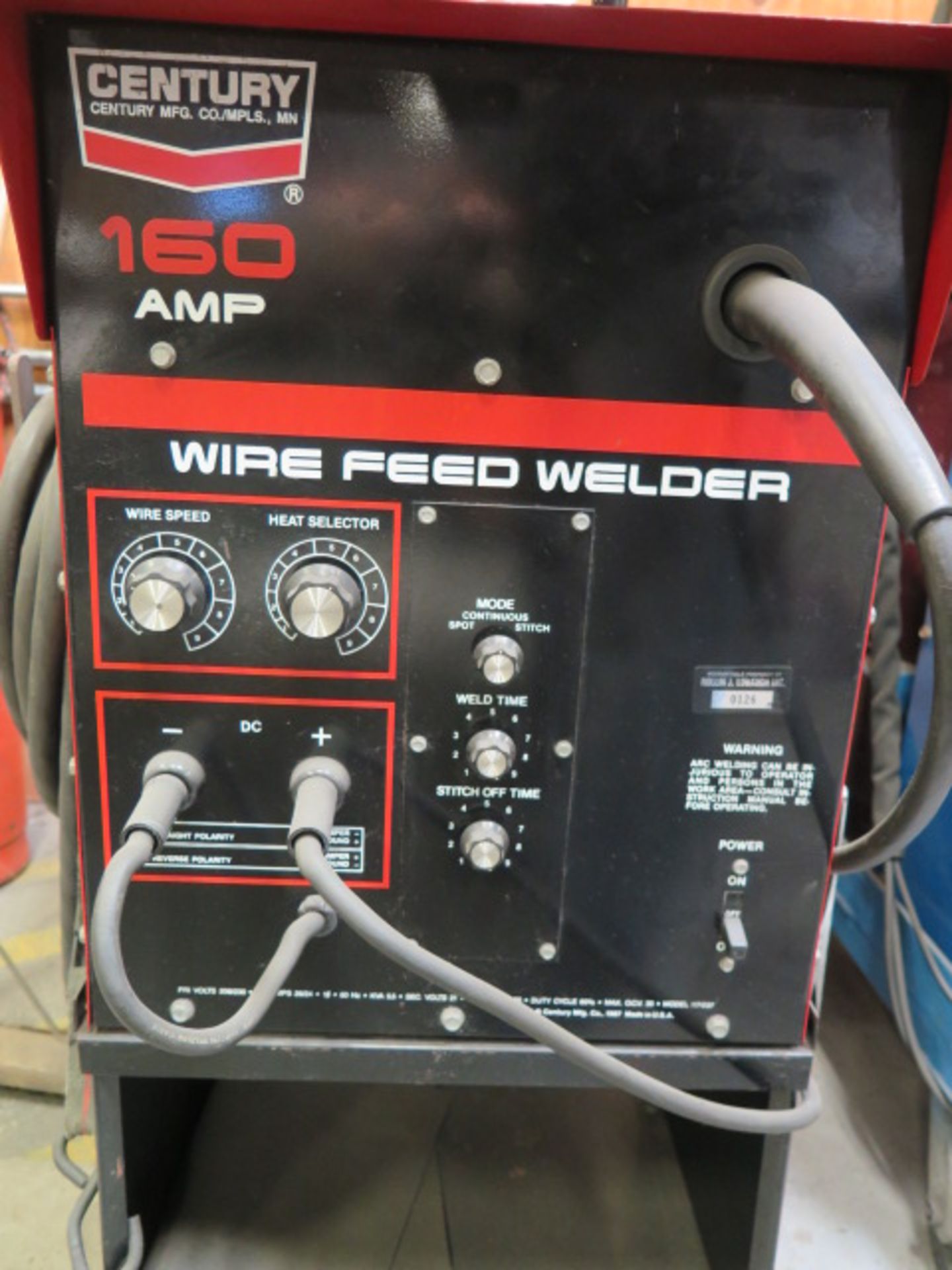 Century 160 Amp Wire Feed Welder - Image 4 of 5