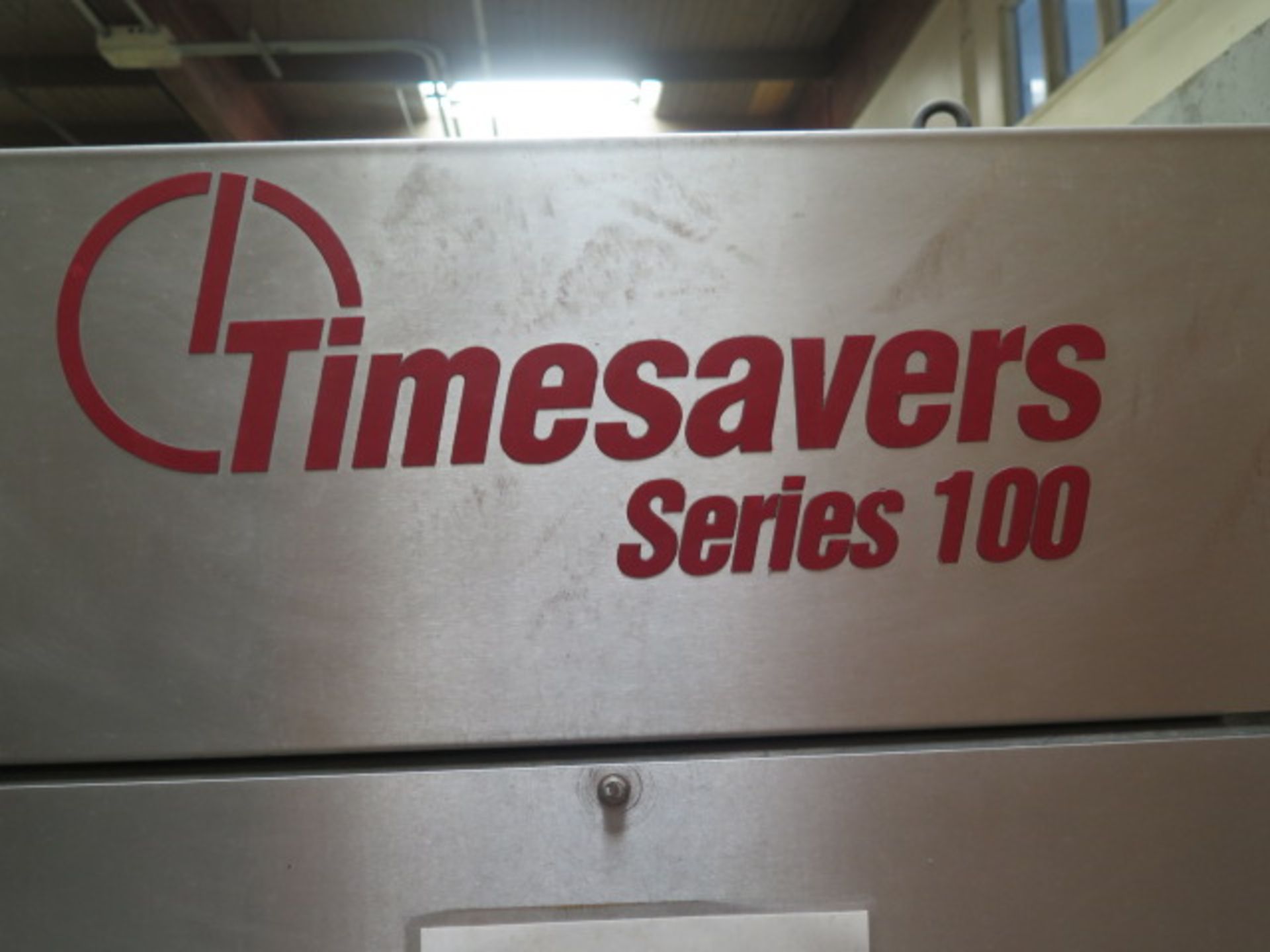 Timesavers mdl. 137-2HDMW 2-Head 36” Wet Belt Grainer s/n 27921 w/ Timesavers E700 Digital Controls, - Image 8 of 9