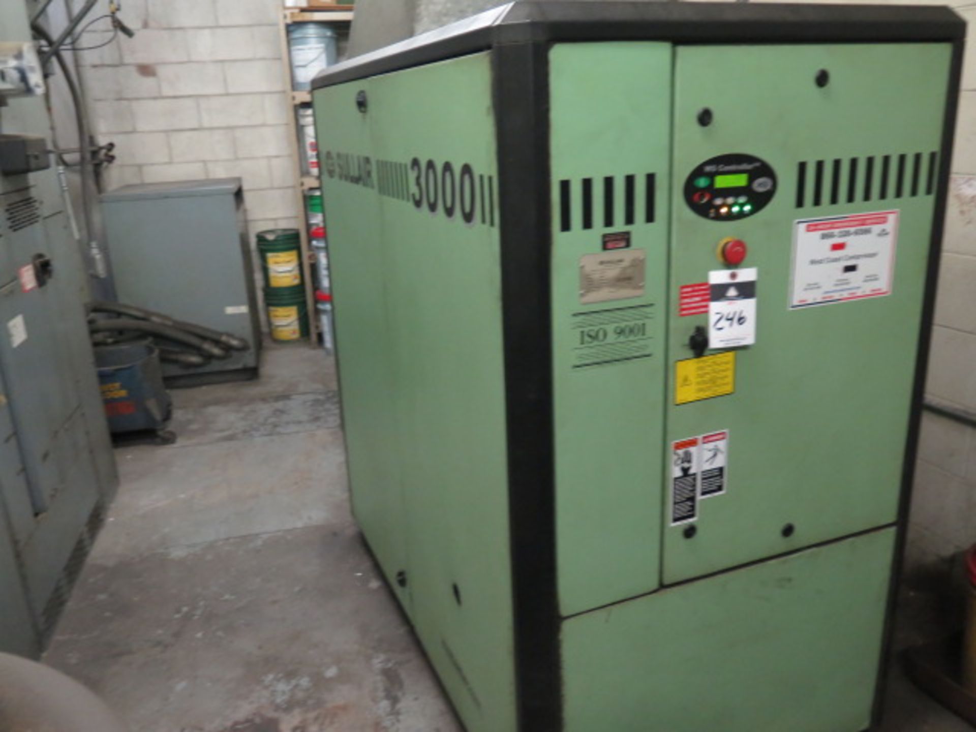 Sullair mdl. 3009VA Rotary Air Compressor s/n 200703150093 w/ Digital Controls, Sullair Refrigerated - Image 2 of 7