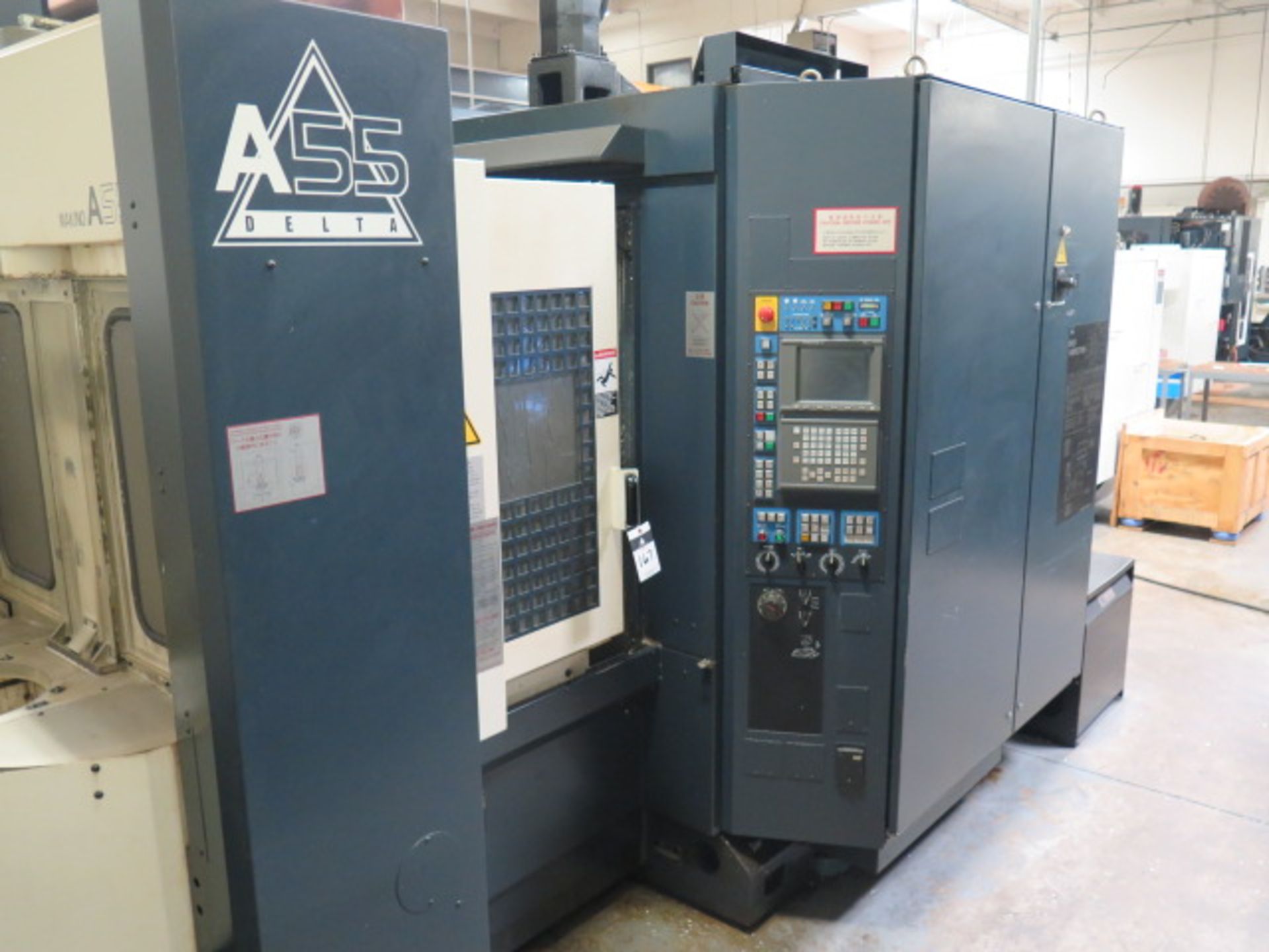 Makino A55 Delta 4-Axis CNC Horizontal Machining Center s/n 1015 w/ Makino Professional 3 - Image 2 of 16