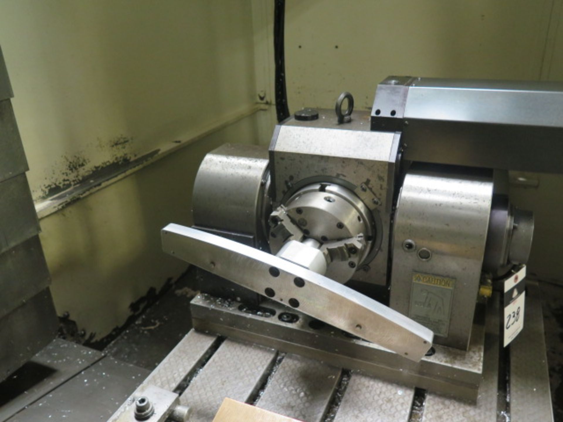 Fadal TR-65 4-5th Axis 6 ½” Trunnion Style Rotary Head with 6” 3-Jaw Chuck - Image 2 of 5