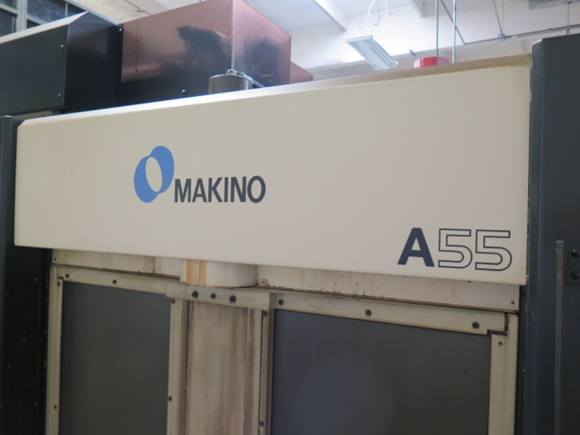 Makino A55 Delta 4-Axis CNC Horizontal Machining Center s/n M-556 w/ Makino Professional 3 Controls, - Image 9 of 17