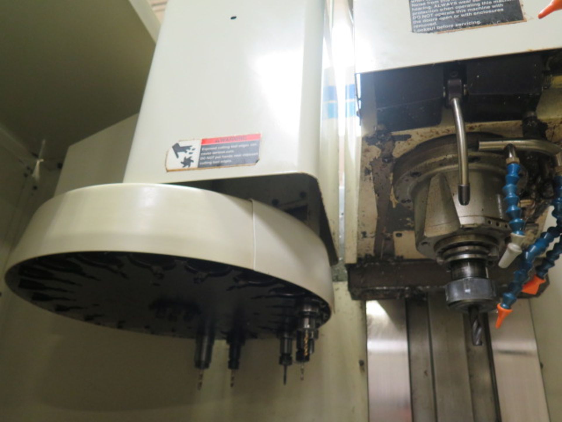 1997 Fadal VMC2216 CNC Vertical Machining Center s/n 9704636 w/ Fadal CNC88HS Controls, 21-Statation - Image 4 of 11