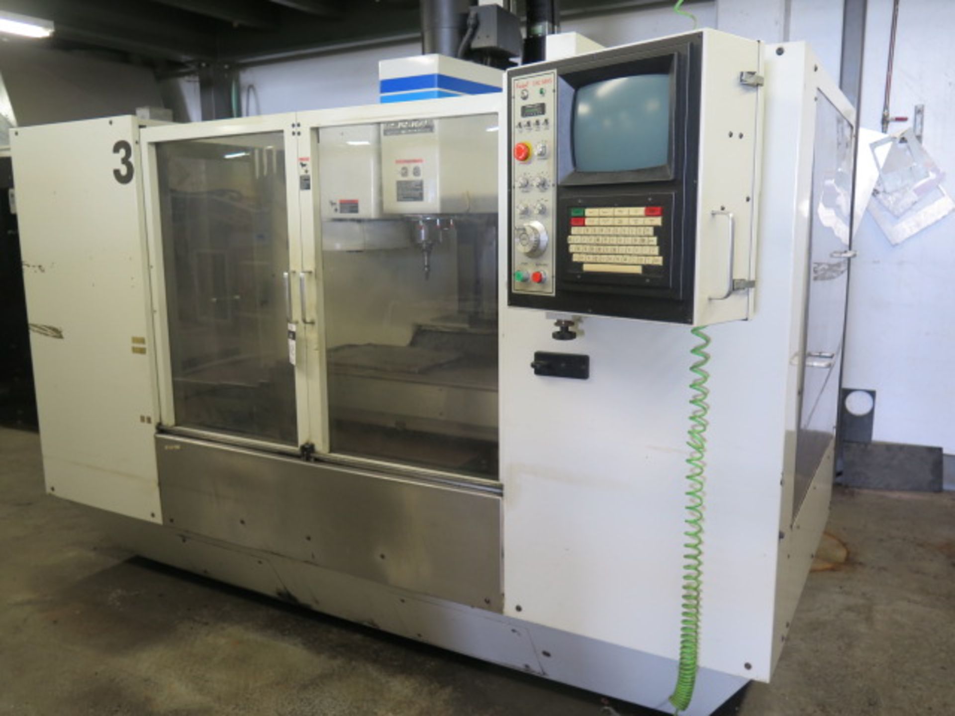 1996 Fadal VMC4020AHT CNC Vertical Machining Center s/n 9610472 w/ Fadal CNC88HS Controls, 21- - Image 3 of 12