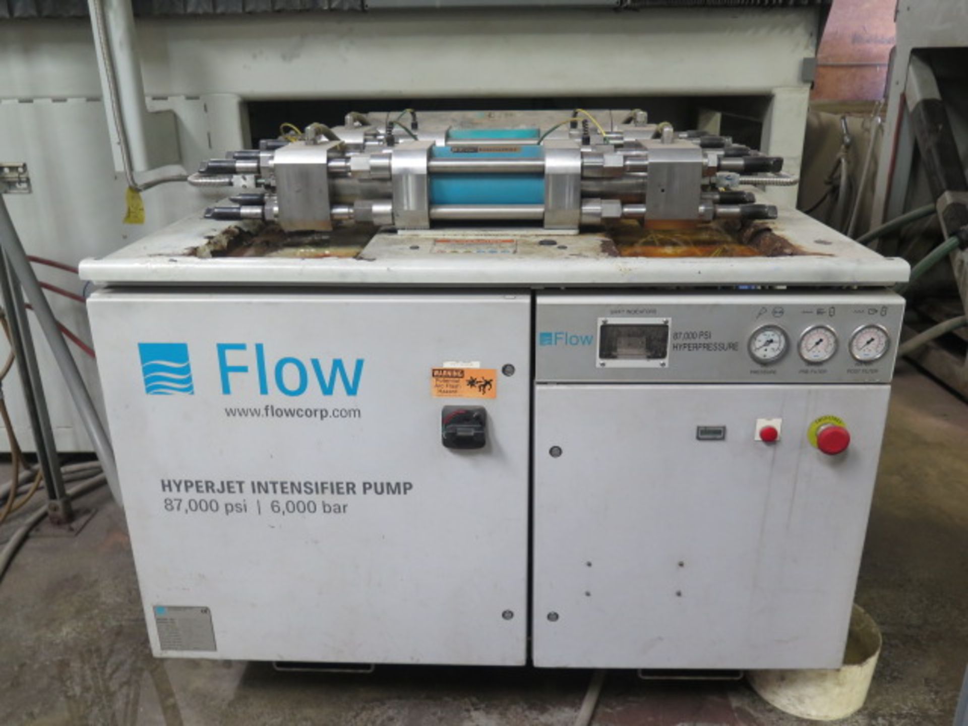 2011 Flow Mach-4 4020b XD Dynamic 5-Axis Flying Bridge CNC Waterjet Contour Machine s/n 23340 w/ - Image 12 of 19