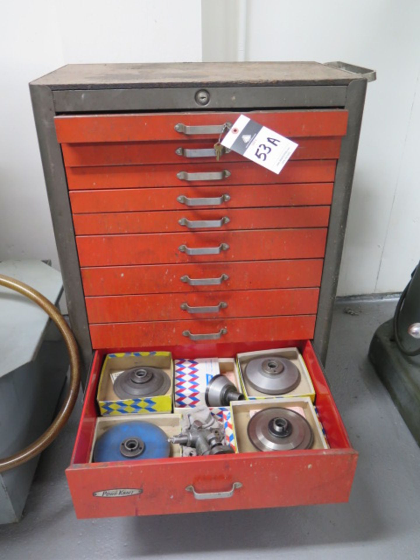 Diamond Grinding Wheels and Roll-A-Way Tool Box