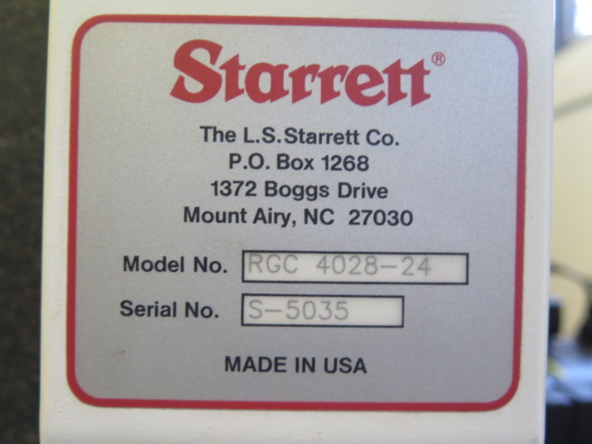 Starrett RGC=4028-24 CMM Machine s/n S-5035 w/ Renishaw MH20i Probe Head, 40” x 28” x 24” Work - Image 12 of 12