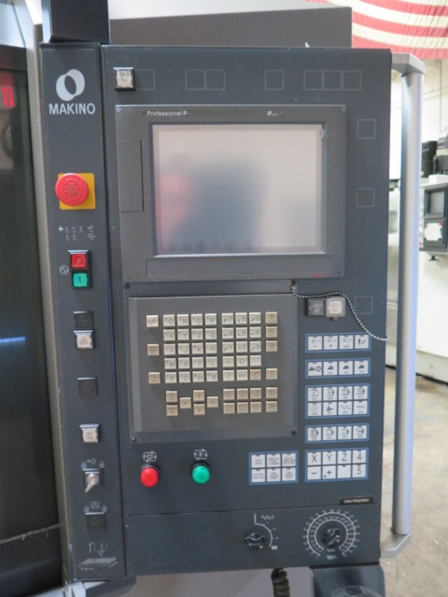 2012 Makino PS95 CNC Vertical Machining Center s/n U130541 w/ Makino Professional 3 Controls, 30- - Image 9 of 16