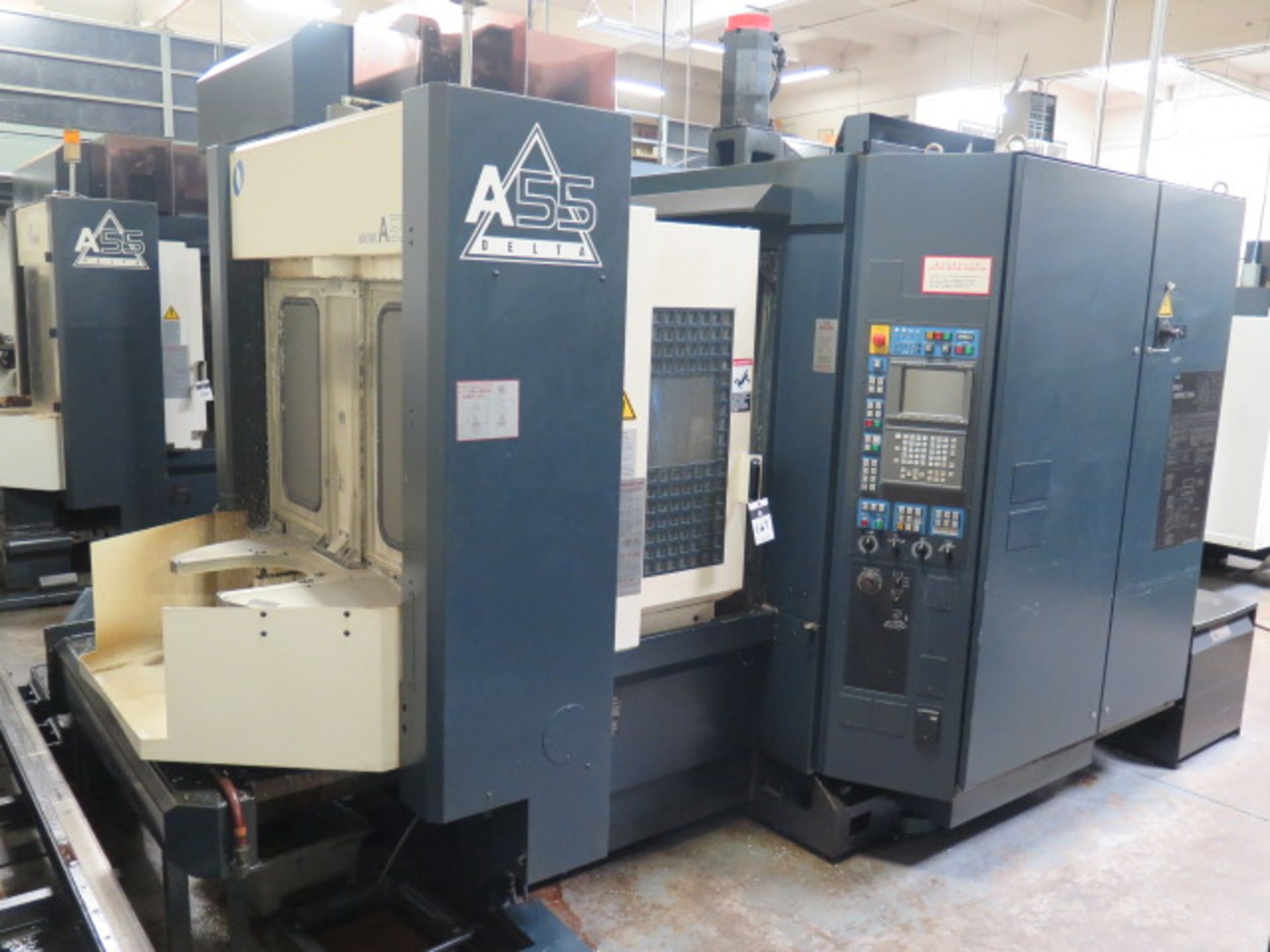 Makino A55 Delta 4-Axis CNC Horizontal Machining Center s/n 1015 w/ Makino Professional 3