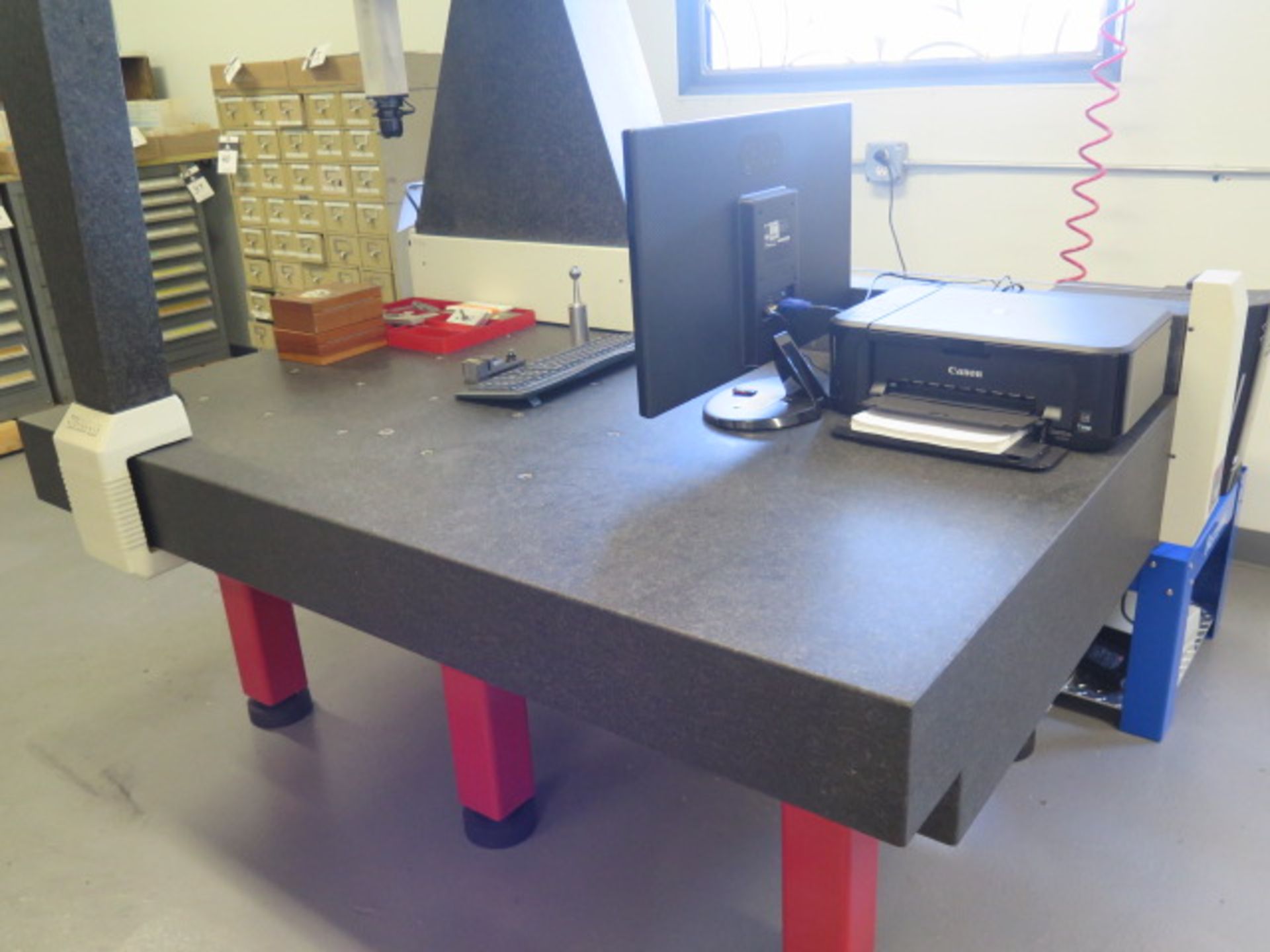 Starrett RGC=4028-24 CMM Machine s/n S-5035 w/ Renishaw MH20i Probe Head, 40” x 28” x 24” Work - Image 9 of 12