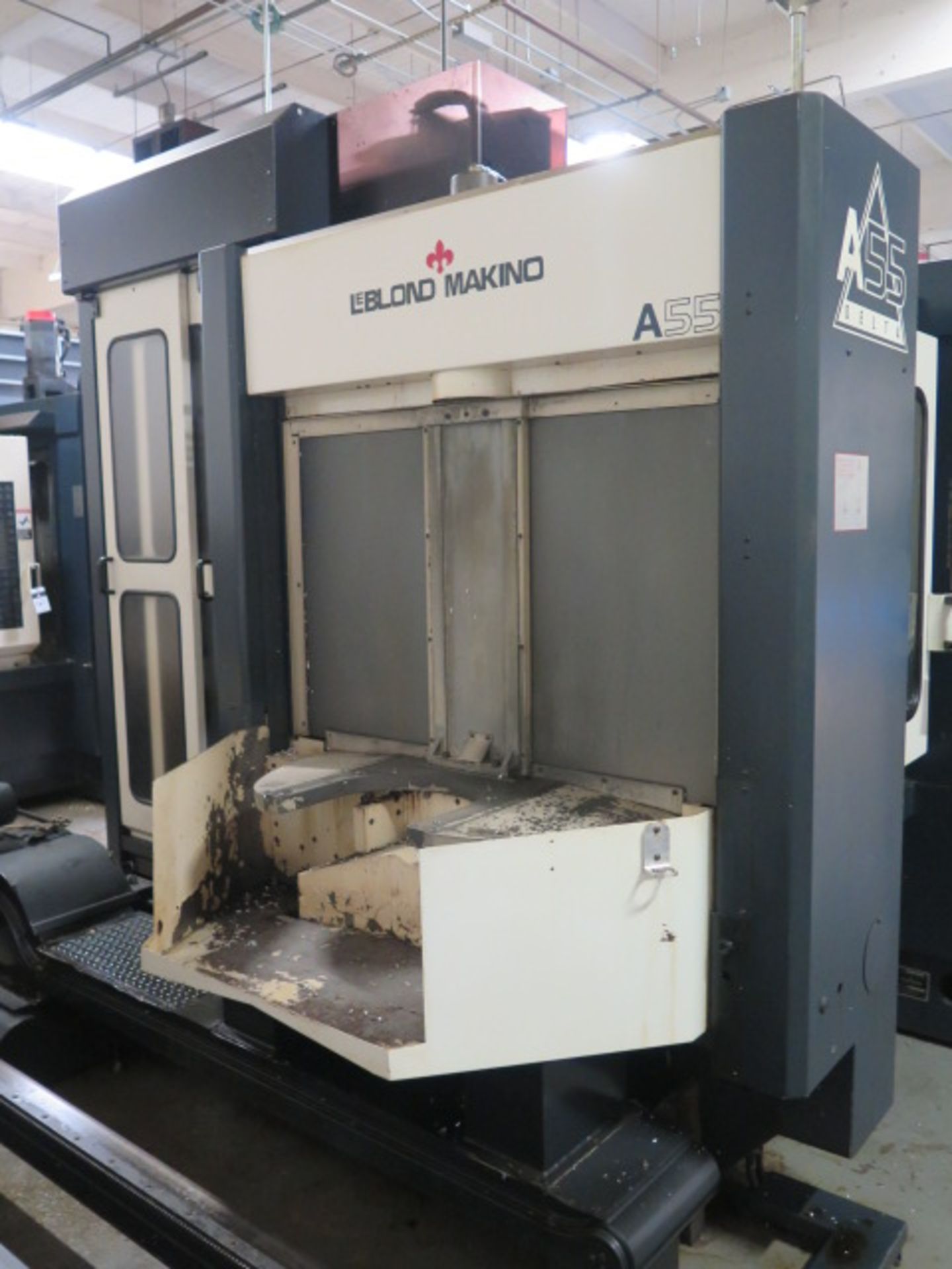 Makino A55 Delta 4-Axis CNC Horizontal Machining Center s/n LM-481 w/ Makino Professional 3 - Image 3 of 15